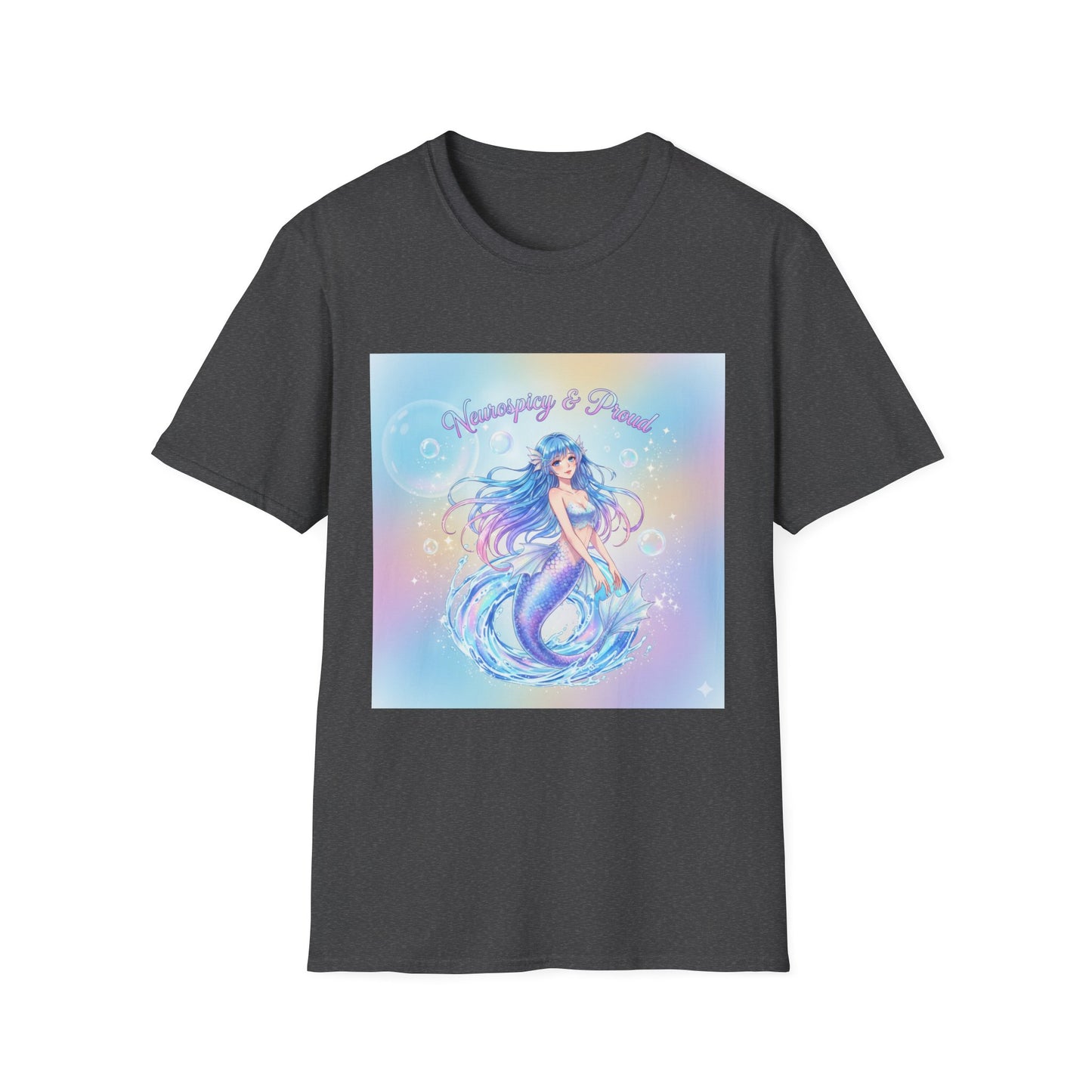 Pastel Mermaid T-Shirt – Kawaii Ocean Fantasy Aesthetic
