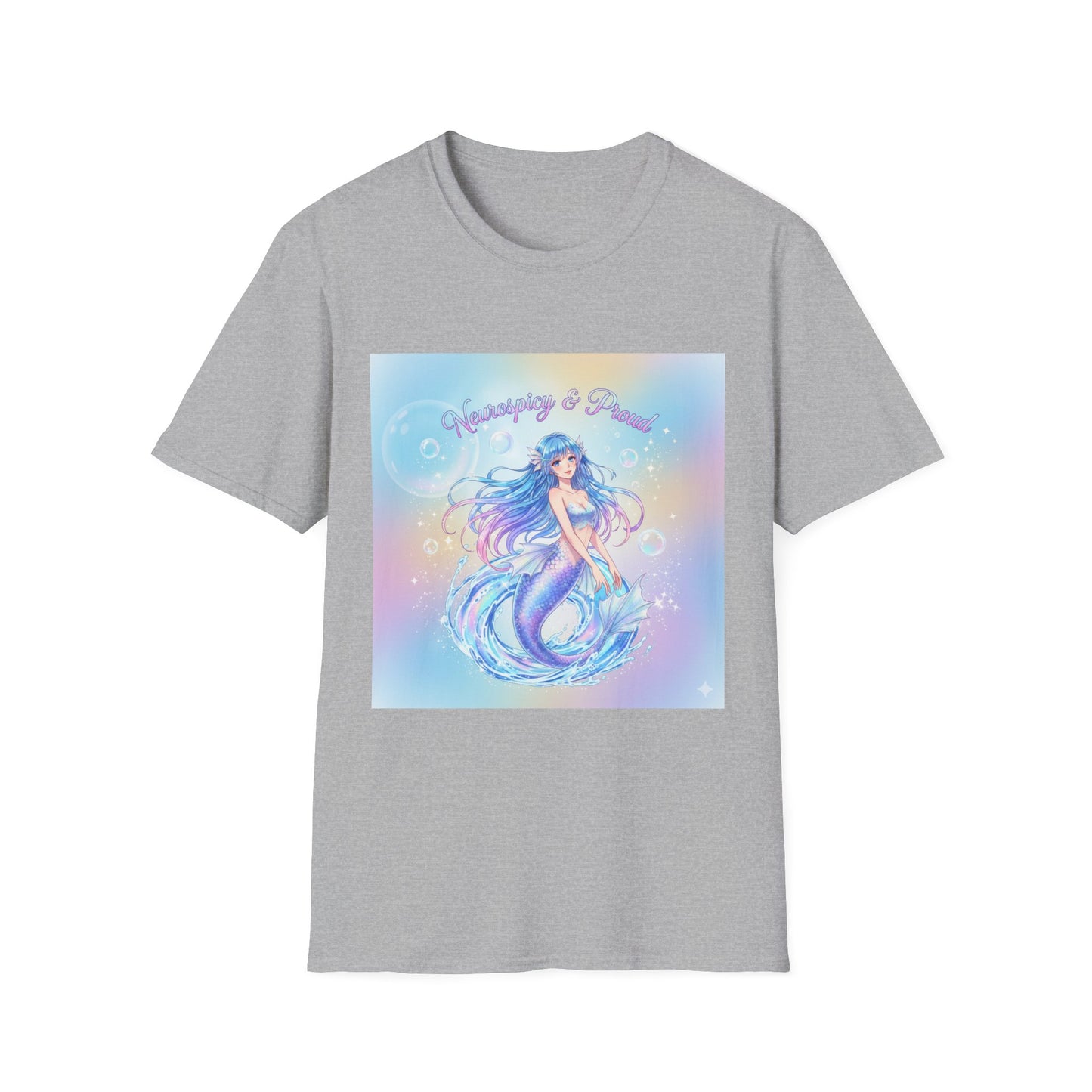 Pastel Mermaid T-Shirt – Kawaii Ocean Fantasy Aesthetic