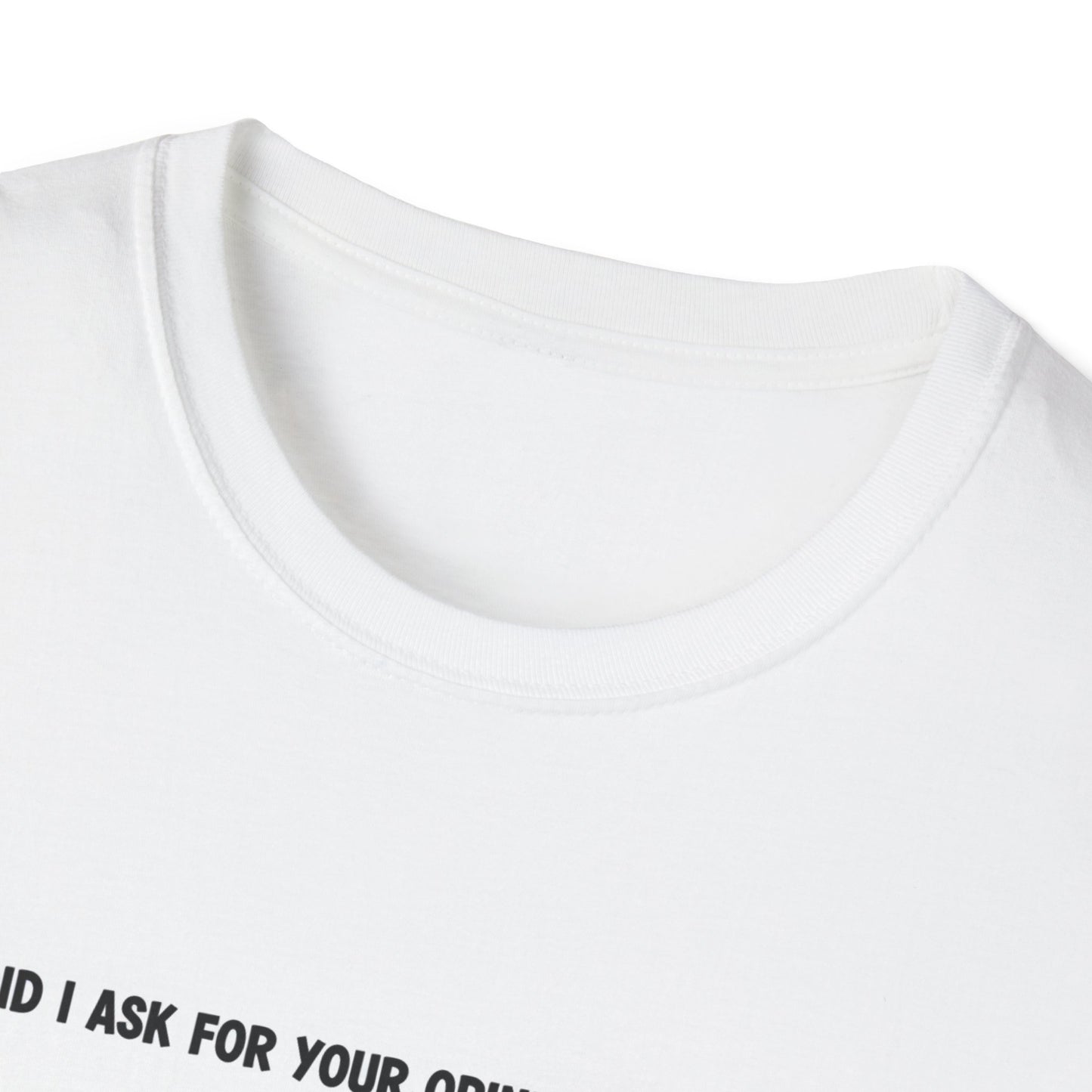 Bold Anime Girl Attitude T-Shirt – “Did I Ask for Your Opinion? Exactly.” | Punk Goth Graphic Tee