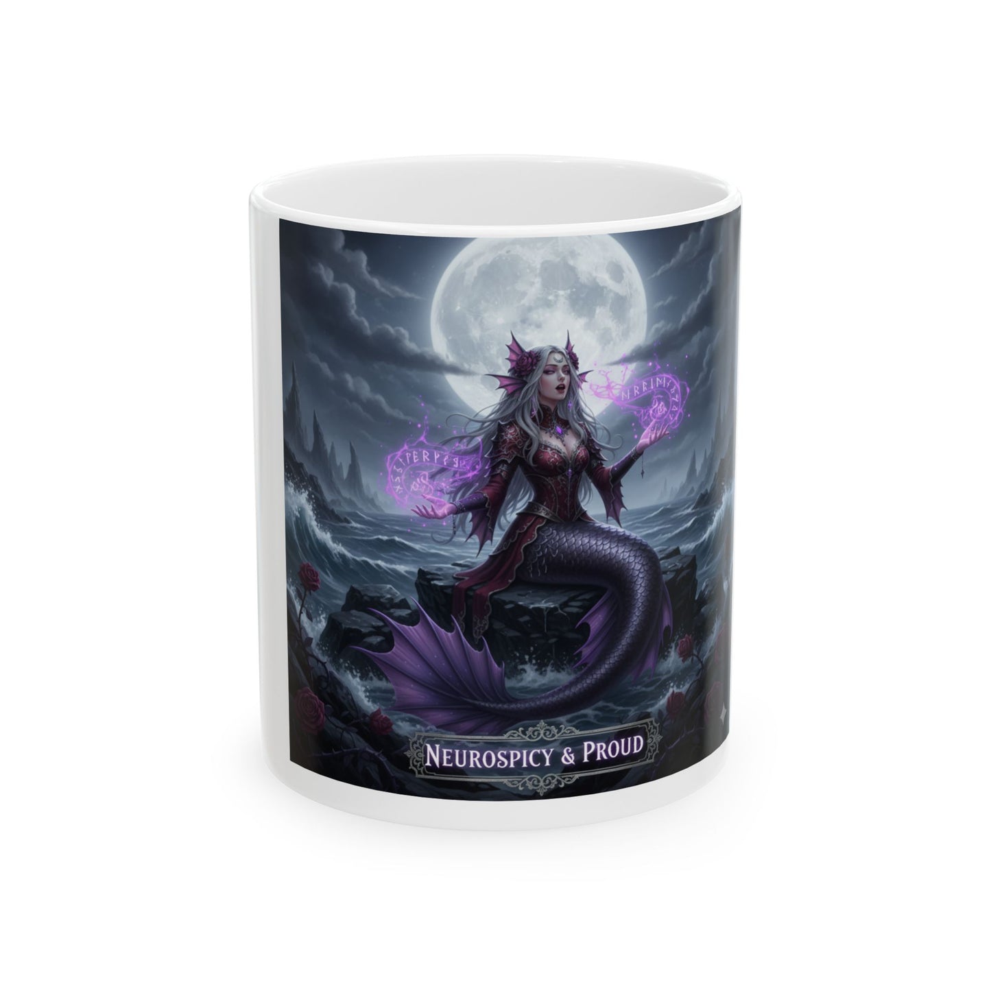 Moonlit Mermaid Mug – Enchanted Ocean Fantasy Cup