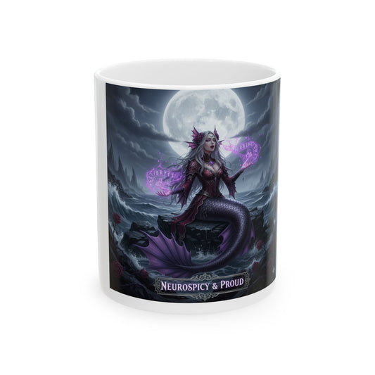 Moonlit Mermaid Mug – Enchanted Ocean Fantasy Cup