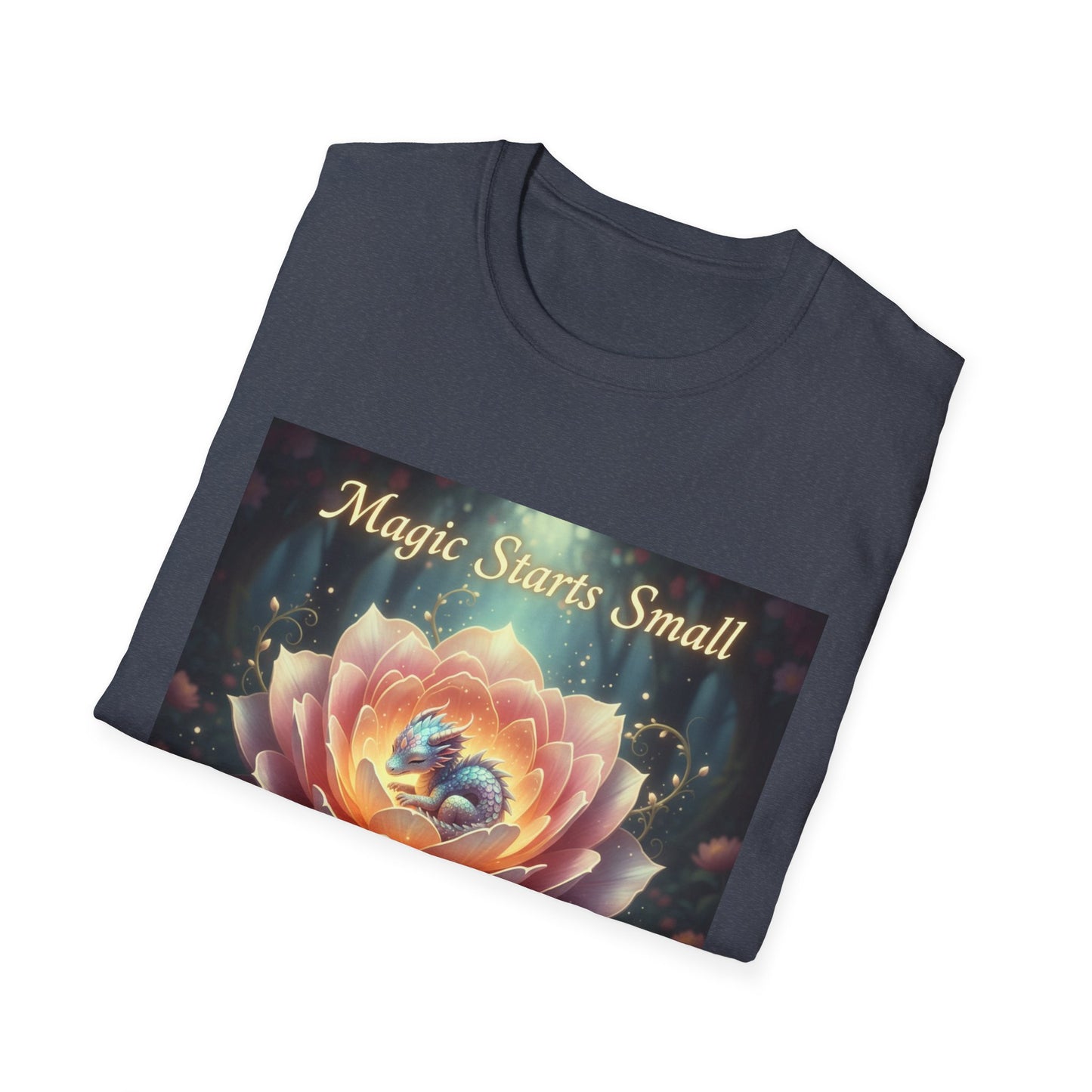 Magical Flower Unisex T-Shirt | Inspirational Graphic Tee, Flower Art Shirt, Gift for Nature Lovers, Birthday Outfit, Self-Care Apparel