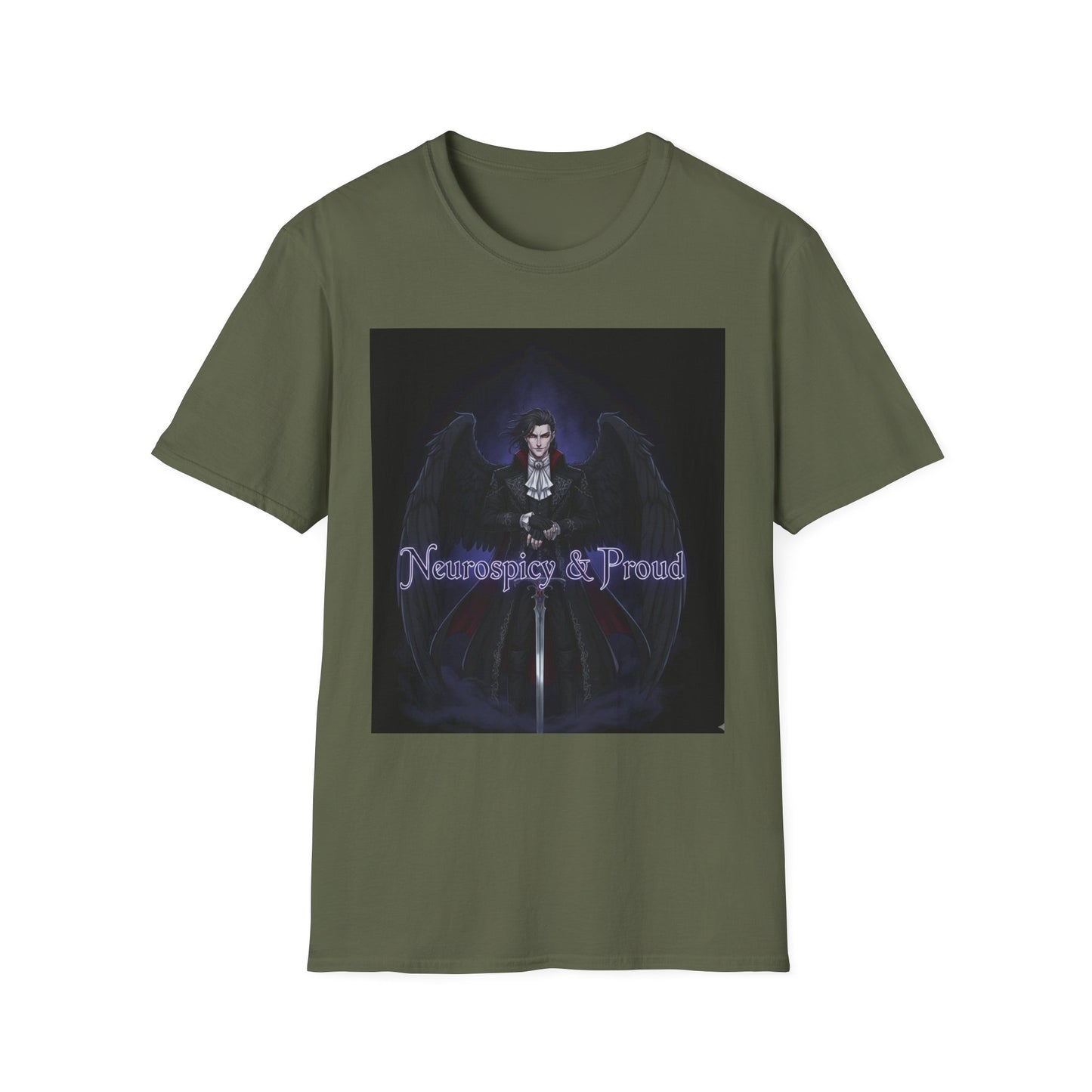 Gothic Vampire T-Shirt – Dark Anime Fantasy Aesthetic