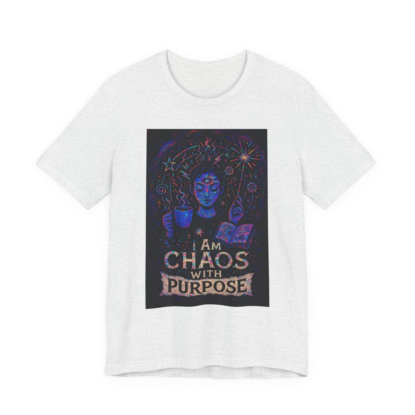 Unisex Chaos With Purpose Tee, Inspirational Shirt, Spiritual Apparel, Motivational Gift, Unique Graphic Tee