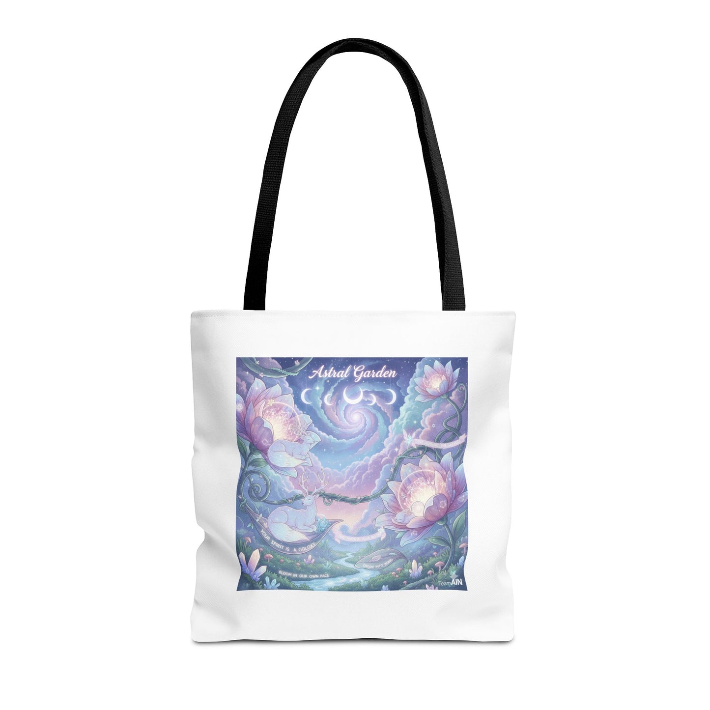 Artistic Garden Tote Bag - Unique Canvas Bag for Nature Lovers, Art Lovers, Eco-Friendly, Gift for Her, Shopping Bag, Beach Bag