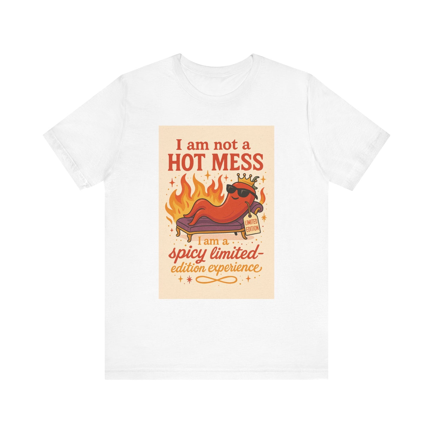Spicy Limited-Edition Experience T-Shirt, Funny Tee, Gift for Foodies, Summer Wear, Unique Conversation Starter, Casual Style