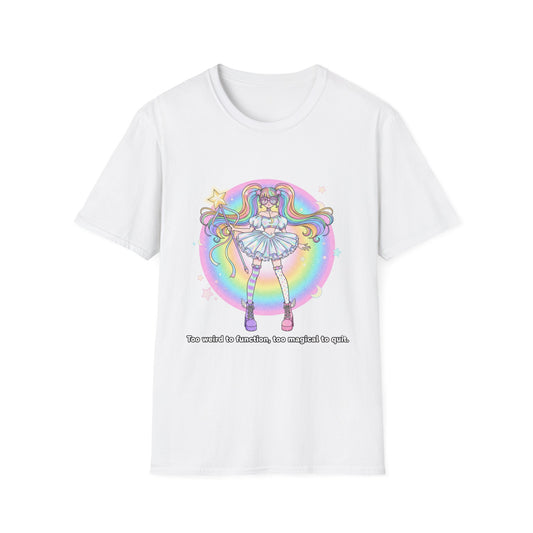 Rainbow Magic Unisex Softstyle T-Shirt - Cute Graphic Tee, Fun Gift, Anime Fans, Birthday Celebration, Everyday Wear