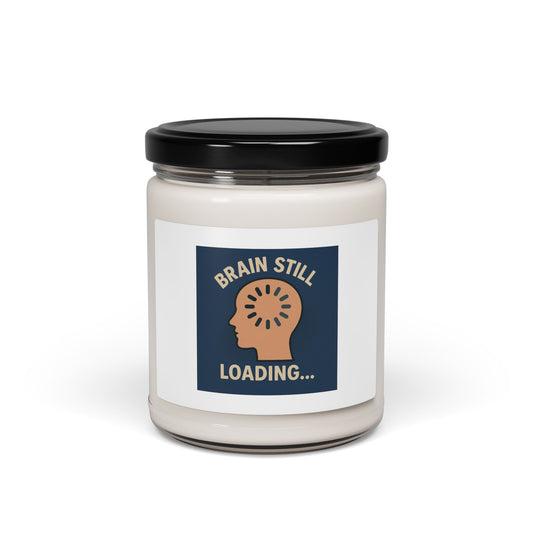 Mindful Moments Scented Candle - Brain Still Loading, Relaxation Gift, Home Decor, Self-Care, Aroma Therapy