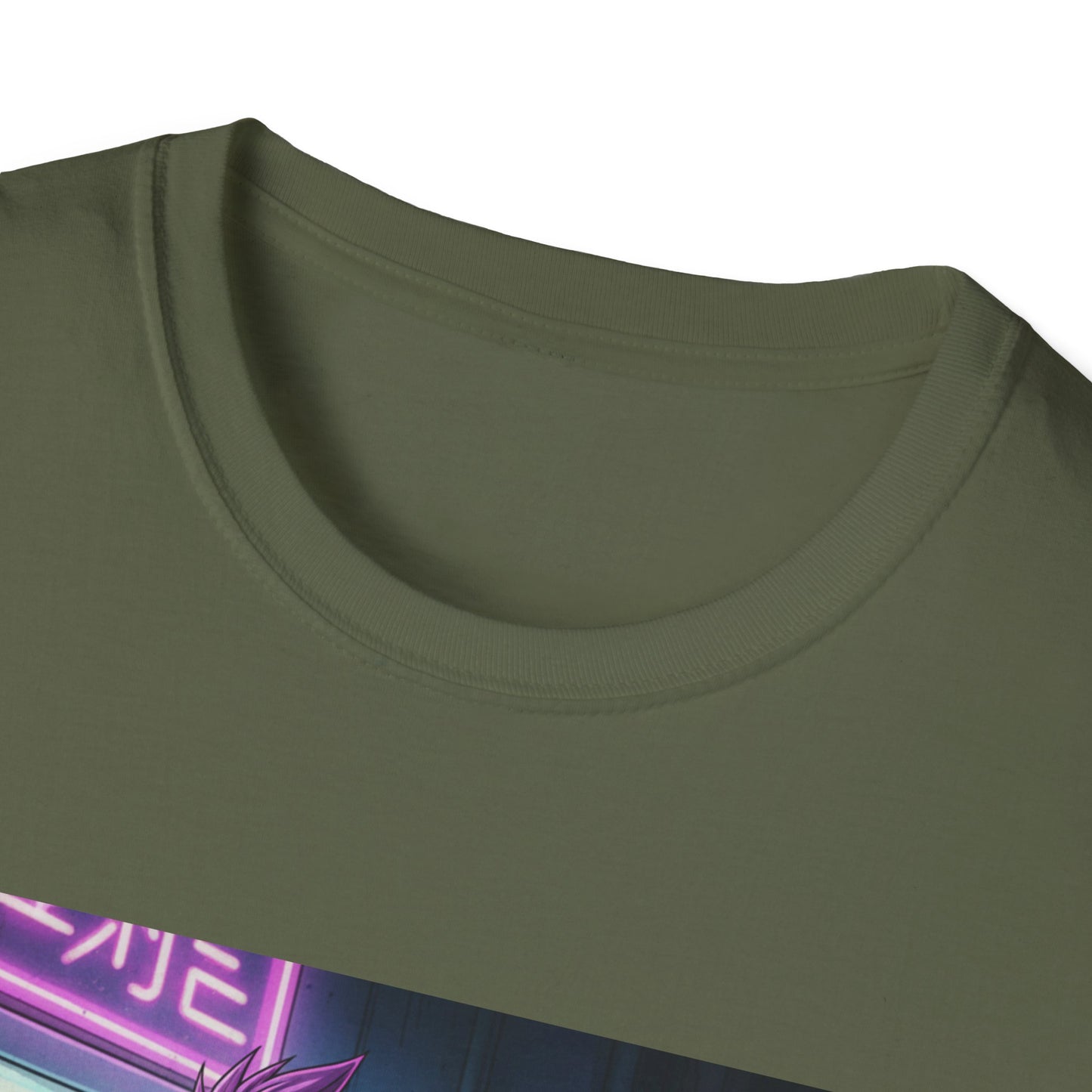 Cyberpunk Samurai T-Shirt – “Delete My Attitude? Access Denied.” | Futuristic Anime Streetwear