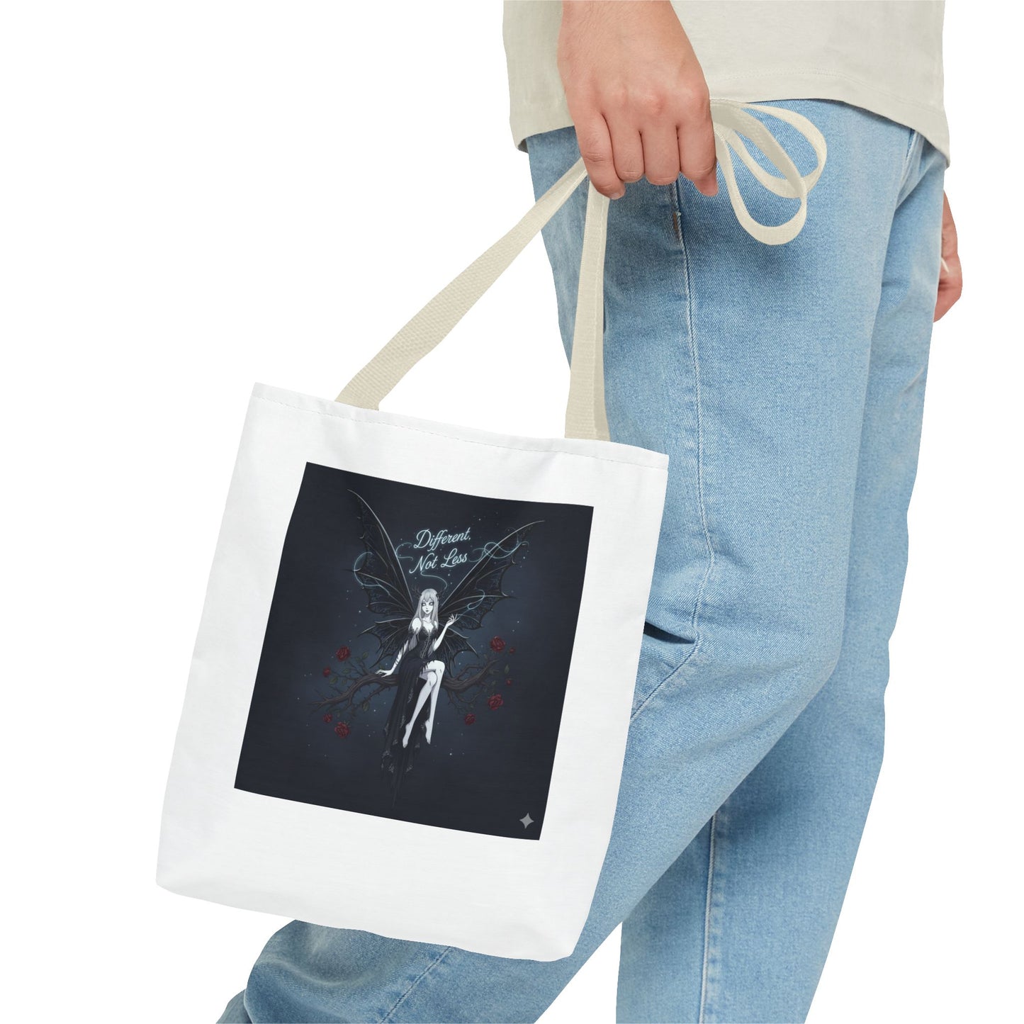 Midnight Fairy Tote Bag – Whimsical Gothic Aesthetic