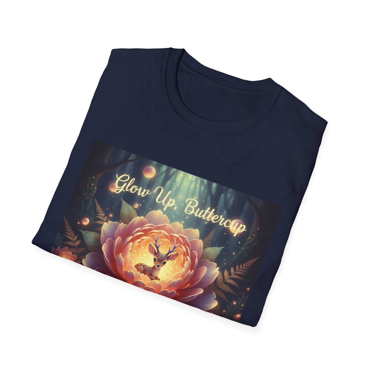 Cosmic Lotus T-Shirt – Mystical Galaxy Dreamcore Aesthetic