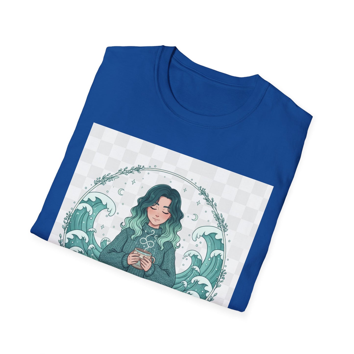 Enchanting My Nervous System T-Shirt | Cozy Mindfulness Tee, Neurospicy Self-Care Shirt, Calm Aesthetic Anime Top