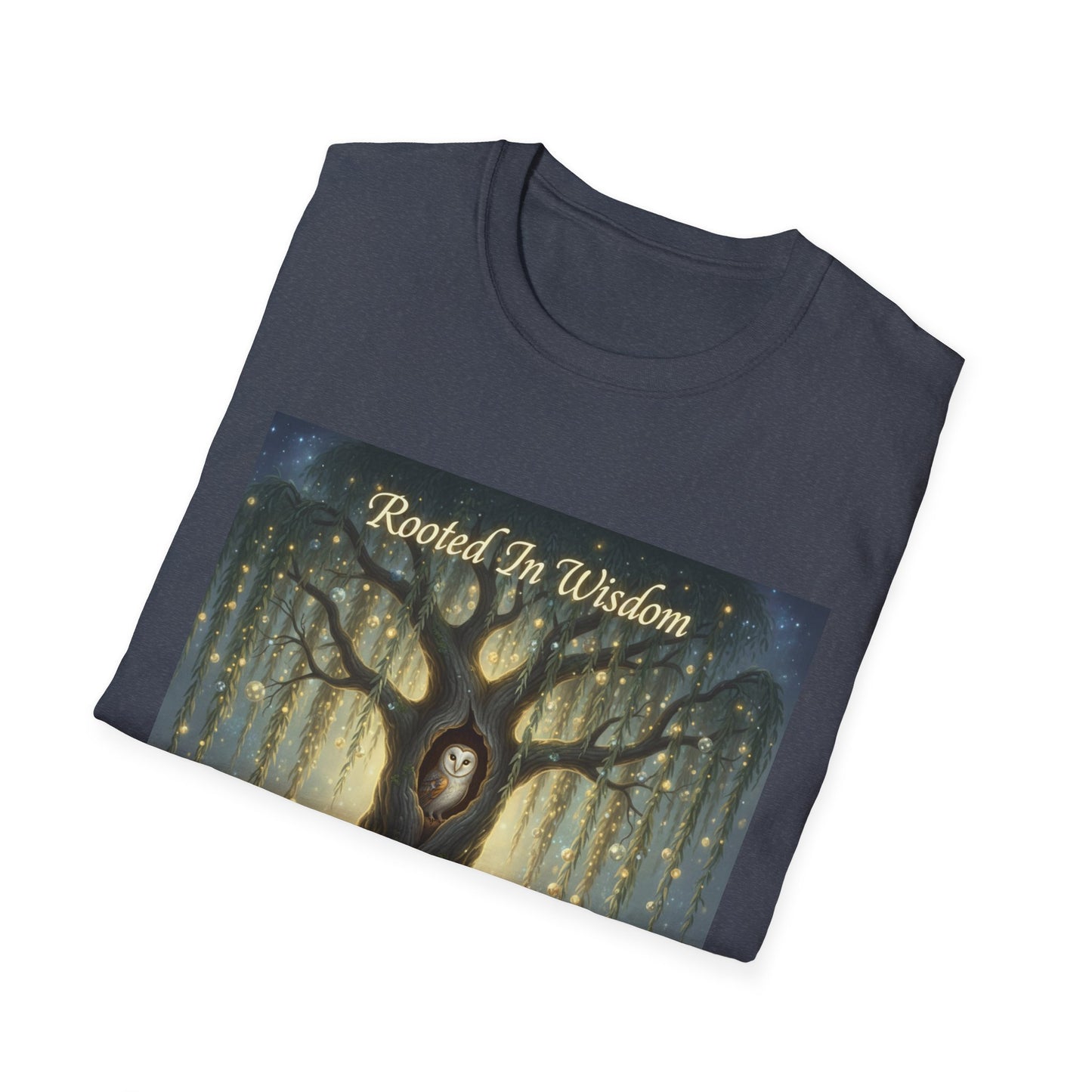 Rooted in Wisdom Tree T-Shirt, Inspiring Tee, Unisex Gift, Tree of Life Shirt, Nature Lover Apparel, Spiritual Clothing