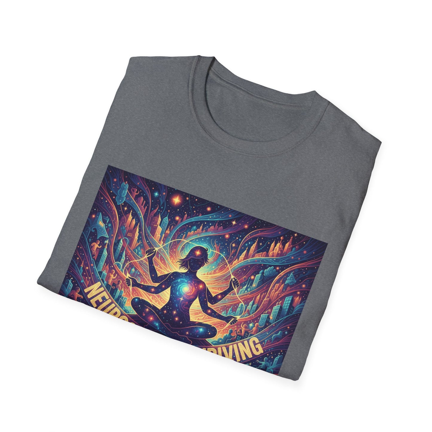 Cosmic Thriving T-Shirt – Vibrant Spiritual Energy & Creative Expression Tee