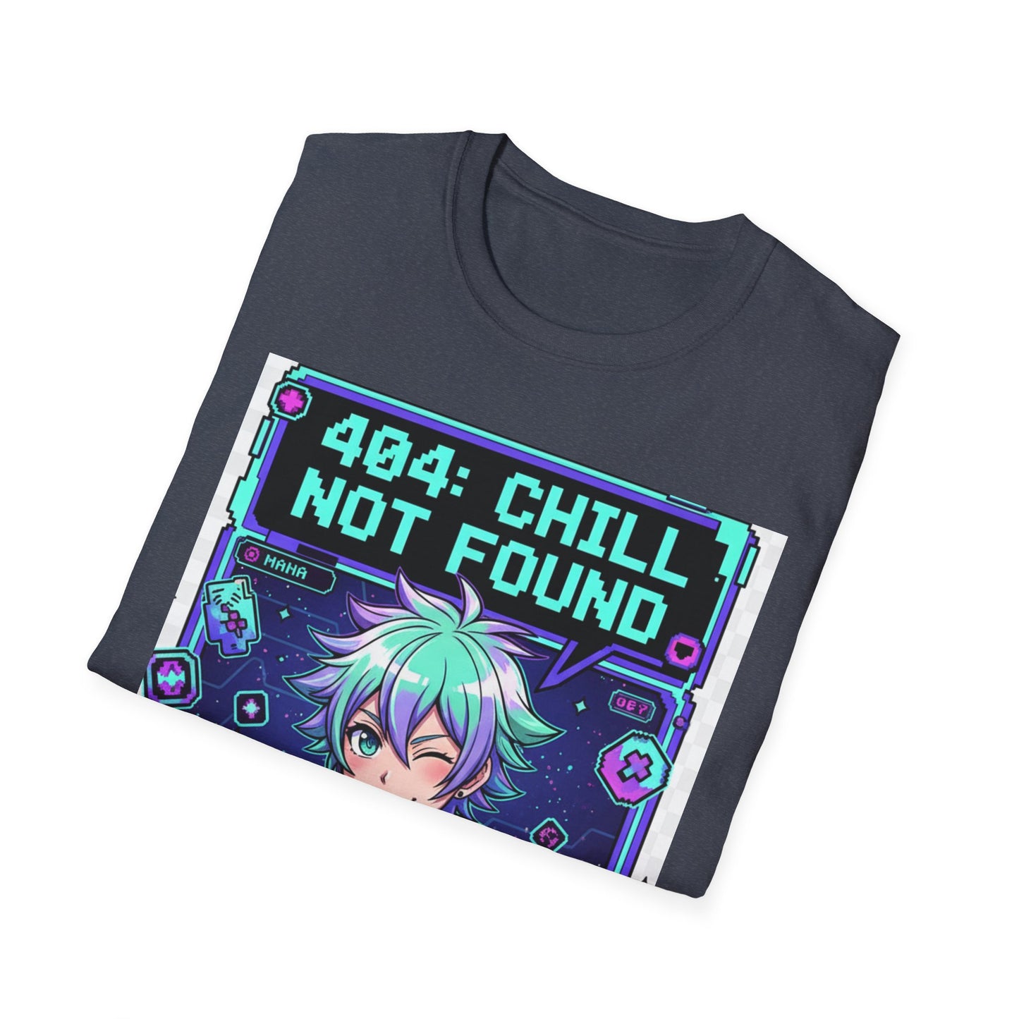 404 Chill Not Found T-Shirt, Gaming Tee for Fans, Casual Wear, Unique Gift for Gamers, Streetwear Style, Cool Graphic Shirt
