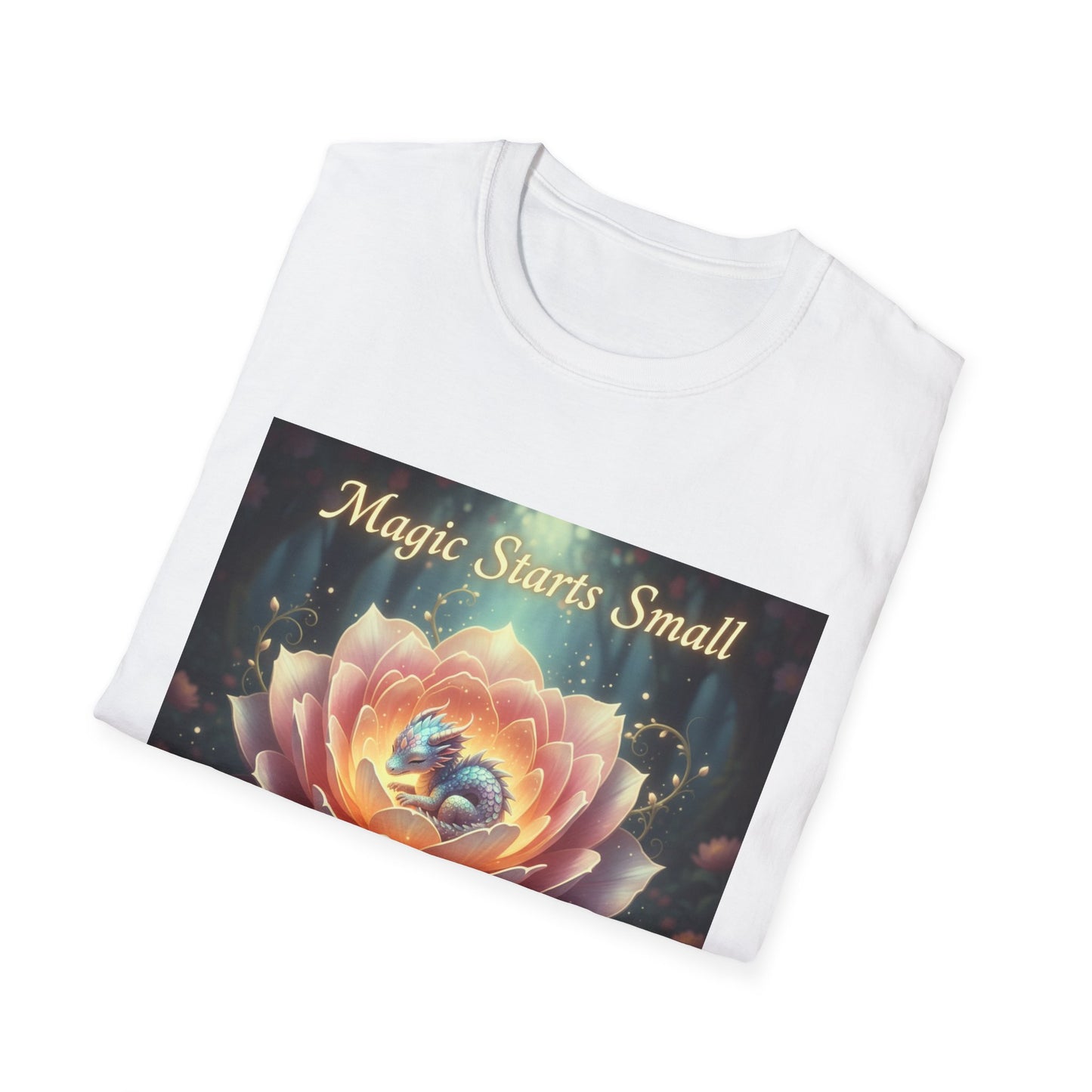 Magical Flower Unisex T-Shirt | Inspirational Graphic Tee, Flower Art Shirt, Gift for Nature Lovers, Birthday Outfit, Self-Care Apparel
