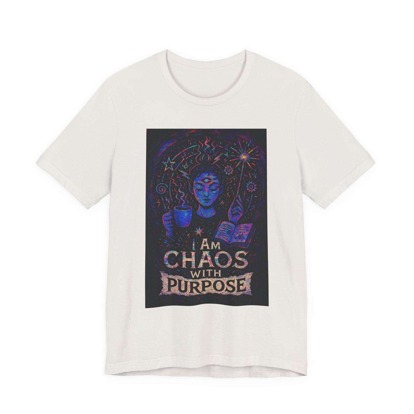 Unisex Chaos With Purpose Tee, Inspirational Shirt, Spiritual Apparel, Motivational Gift, Unique Graphic Tee