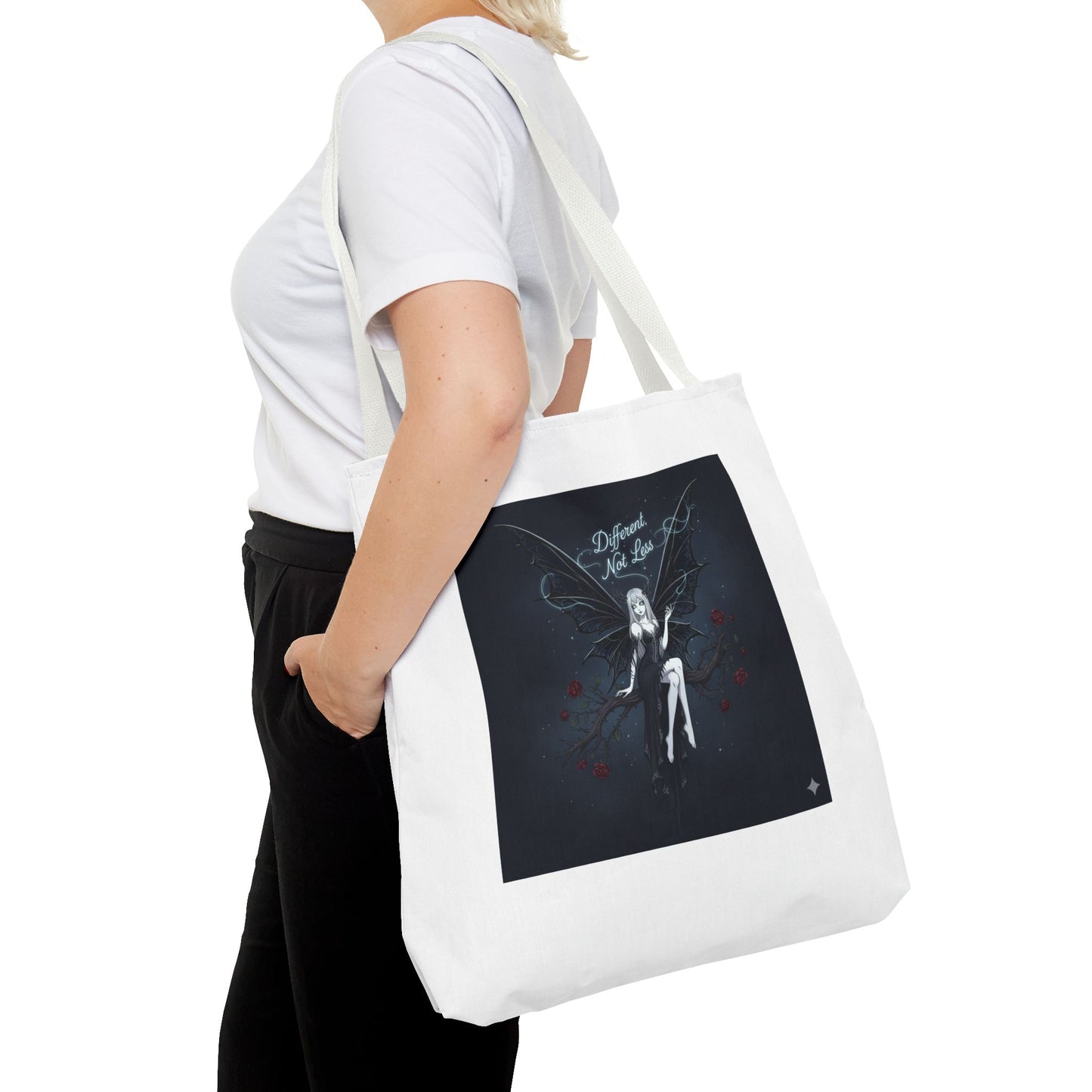 Midnight Fairy Tote Bag – Whimsical Gothic Aesthetic