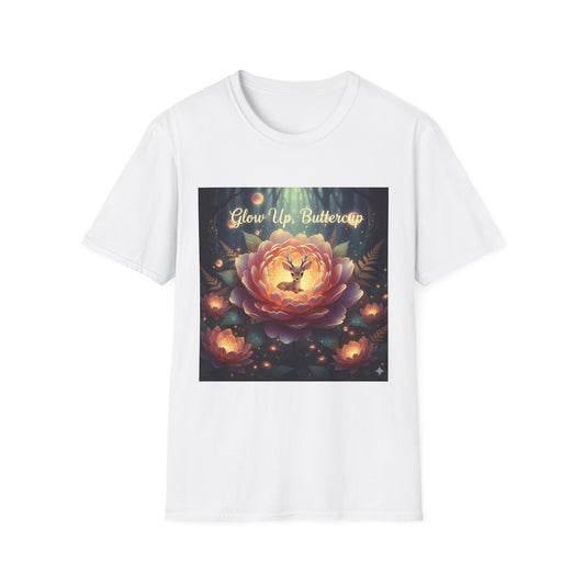 Cosmic Lotus T-Shirt – Mystical Galaxy Dreamcore Aesthetic