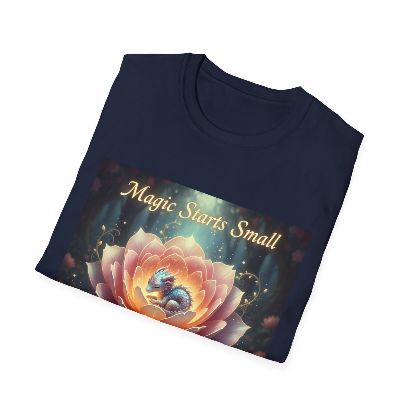 Magical Flower Unisex T-Shirt | Inspirational Graphic Tee, Flower Art Shirt, Gift for Nature Lovers, Birthday Outfit, Self-Care Apparel