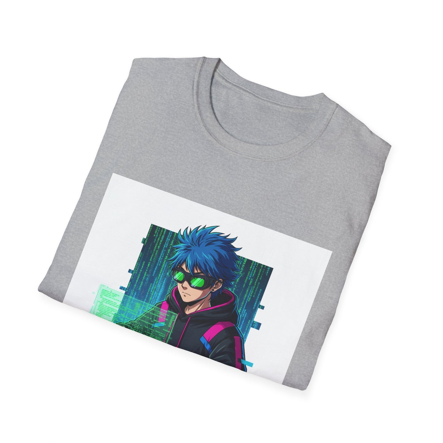 Hacker Gamer T-Shirt – “404: Chill Not Found” | Cyberpunk Coding Graphic Tee