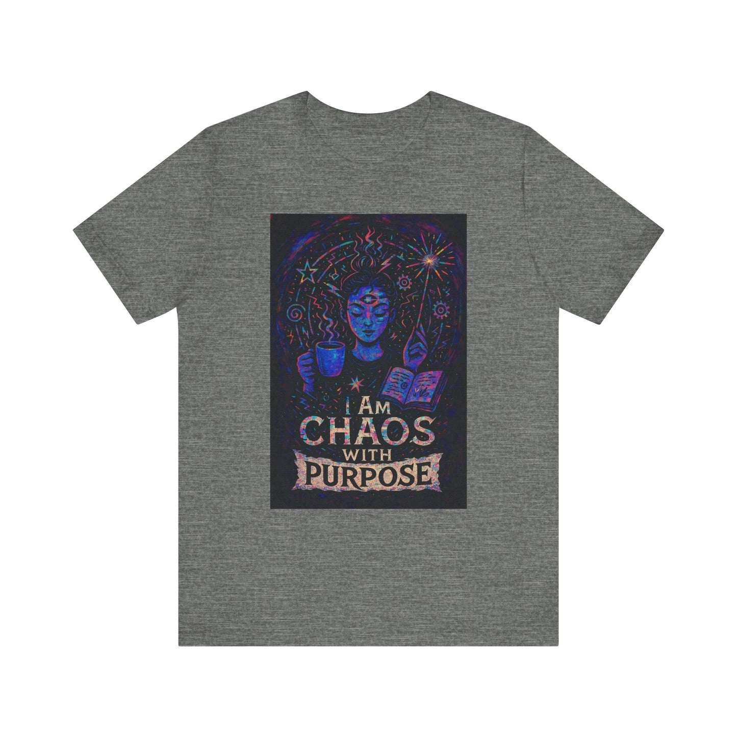 Unisex Chaos With Purpose Tee, Inspirational Shirt, Spiritual Apparel, Motivational Gift, Unique Graphic Tee