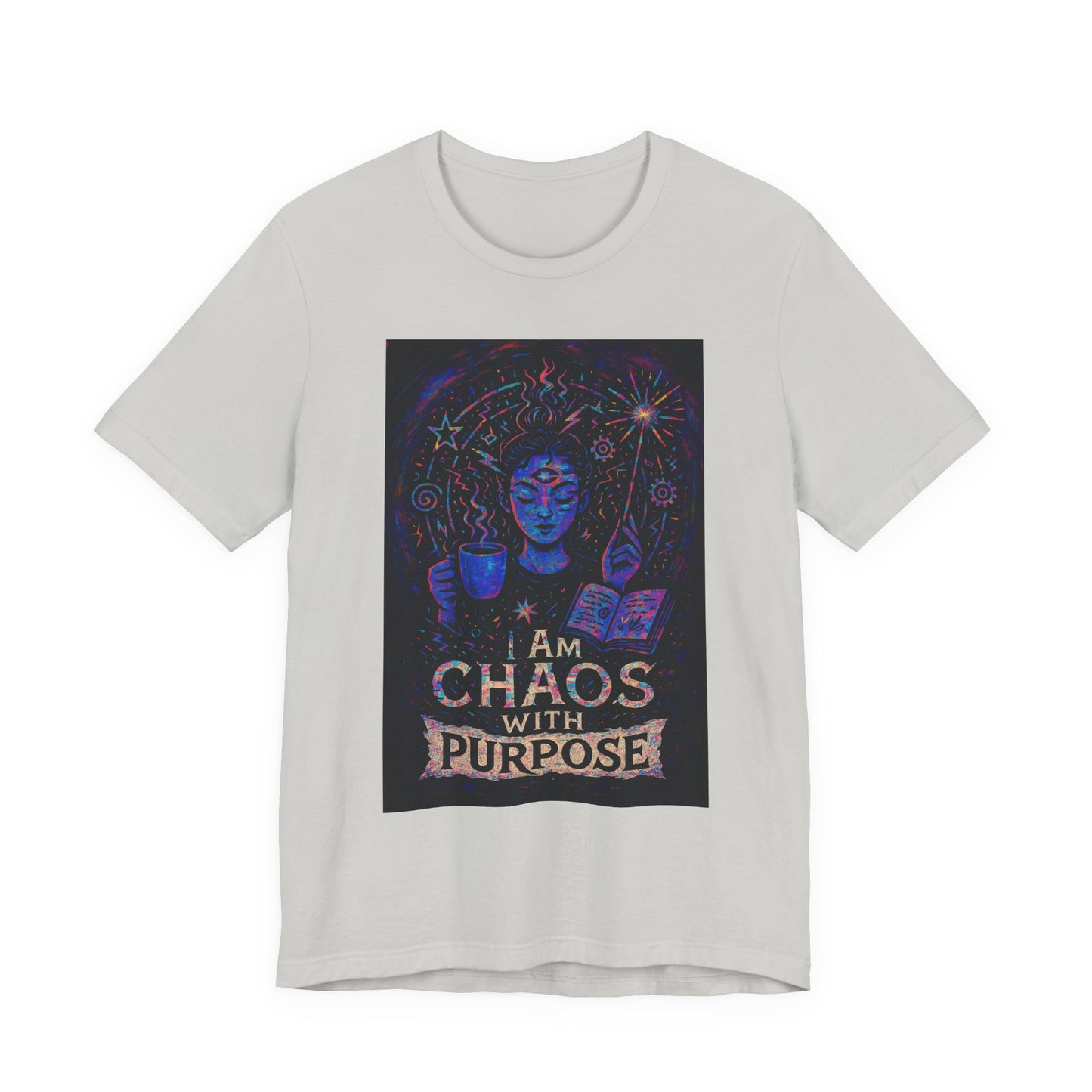 Unisex Chaos With Purpose Tee, Inspirational Shirt, Spiritual Apparel, Motivational Gift, Unique Graphic Tee