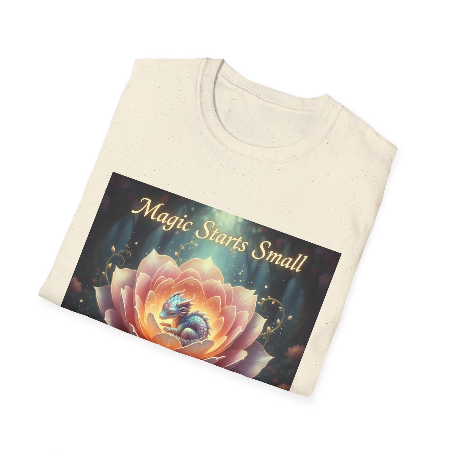 Magical Flower Unisex T-Shirt | Inspirational Graphic Tee, Flower Art Shirt, Gift for Nature Lovers, Birthday Outfit, Self-Care Apparel