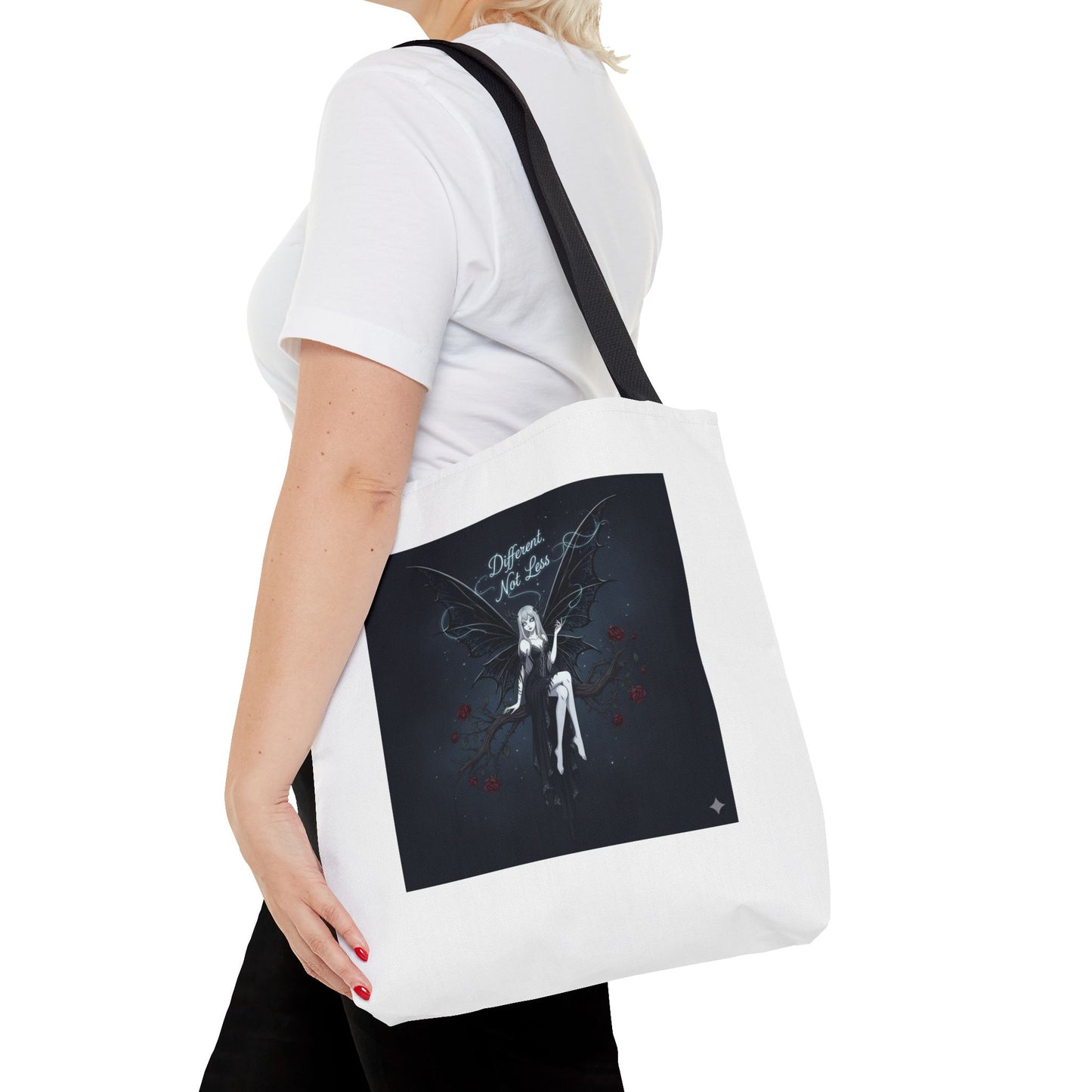 Midnight Fairy Tote Bag – Whimsical Gothic Aesthetic