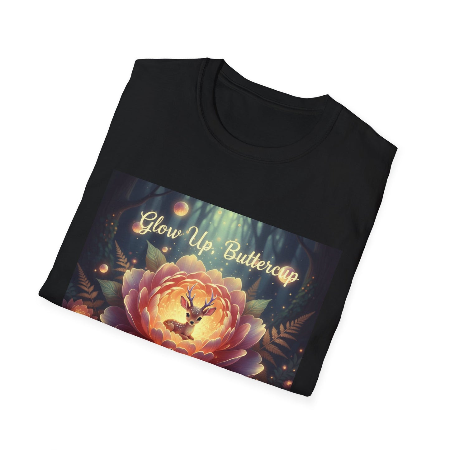 Cosmic Lotus T-Shirt – Mystical Galaxy Dreamcore Aesthetic