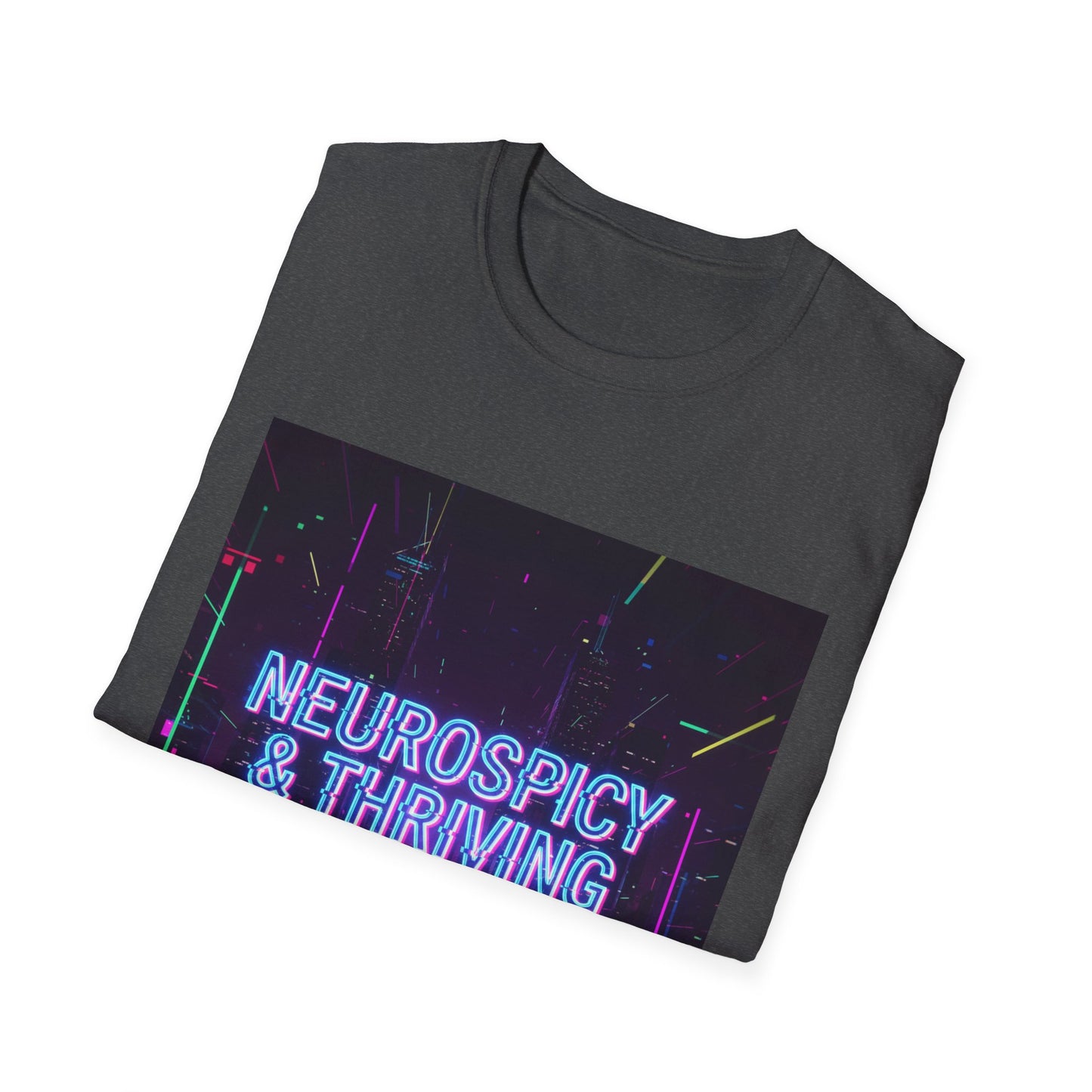 Thriving Graphic T-Shirt – Bold Cosmic Statement Tee