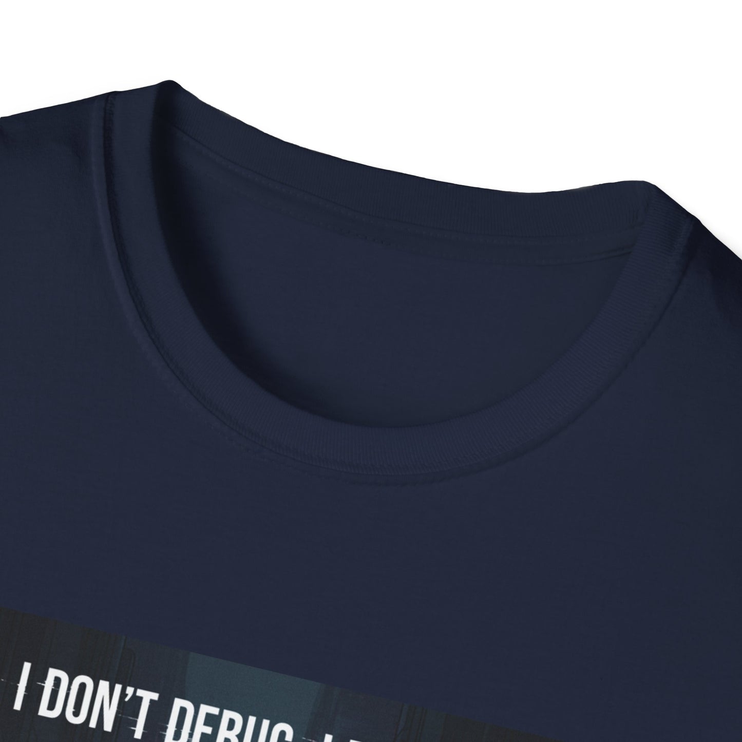 Cyberpunk Hacker T-Shirt – “I Don’t Debug, I Destroy” | Futuristic Coding Streetwear