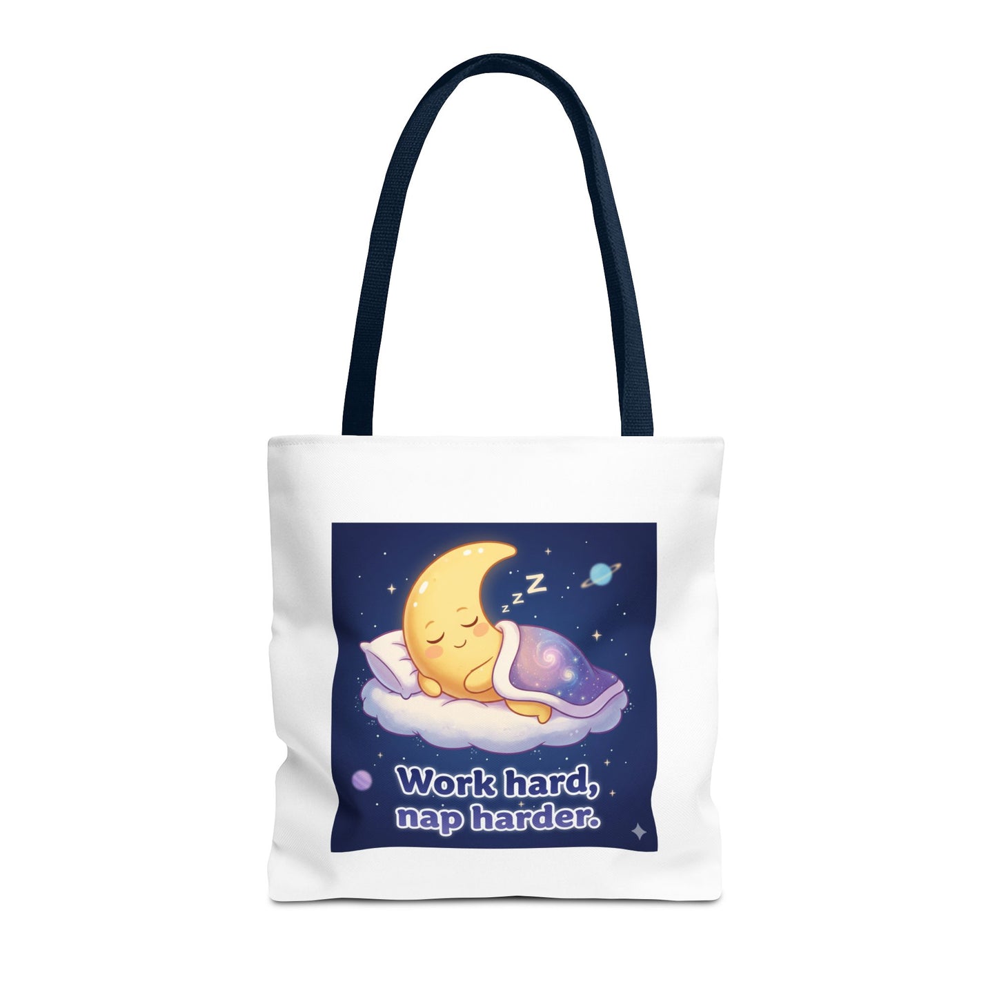 Whimsical Tote Bag Featuring 'Work Hard, Nap Harder' Design | Ideal for Students, Busy Moms, and Gift Giving | Perfect for Everyday, [...]