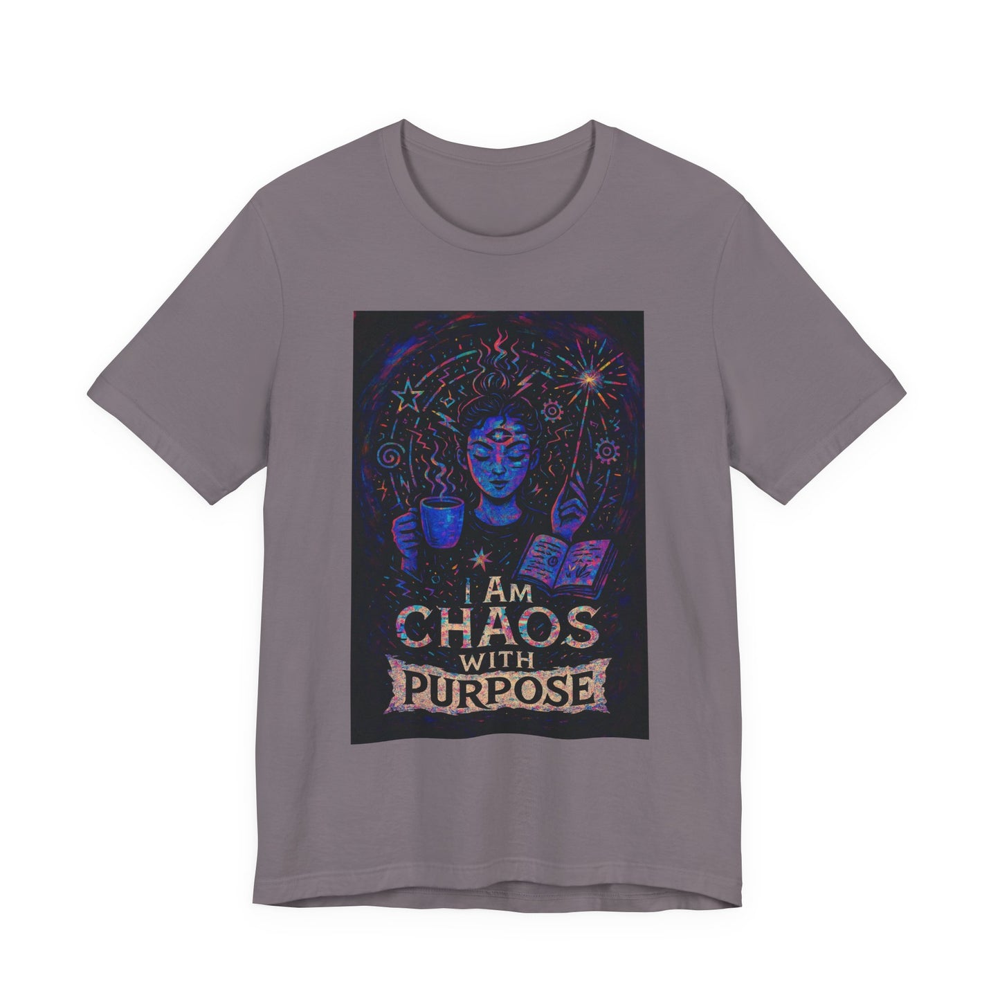 Unisex Chaos With Purpose Tee, Inspirational Shirt, Spiritual Apparel, Motivational Gift, Unique Graphic Tee