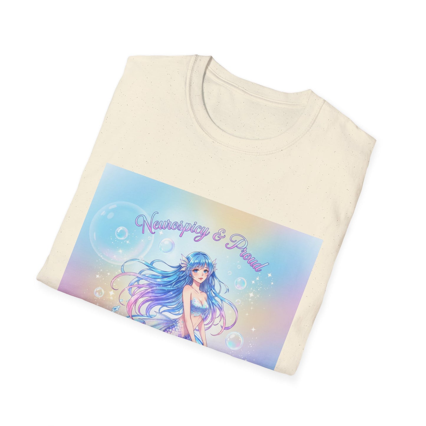 Pastel Mermaid T-Shirt – Kawaii Ocean Fantasy Aesthetic