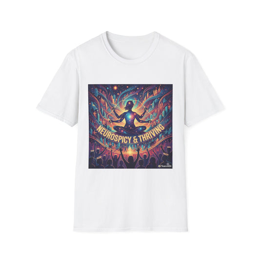 Cosmic Thriving T-Shirt – Vibrant Spiritual Energy & Creative Expression Tee