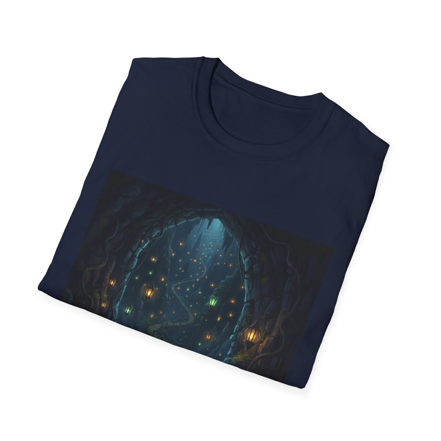 Magical Forest Adventure T-Shirt - Enchanted Glow, Perfect Gift for Nature Lovers, Starry Night Design, Casual Wear, Unisex Tee