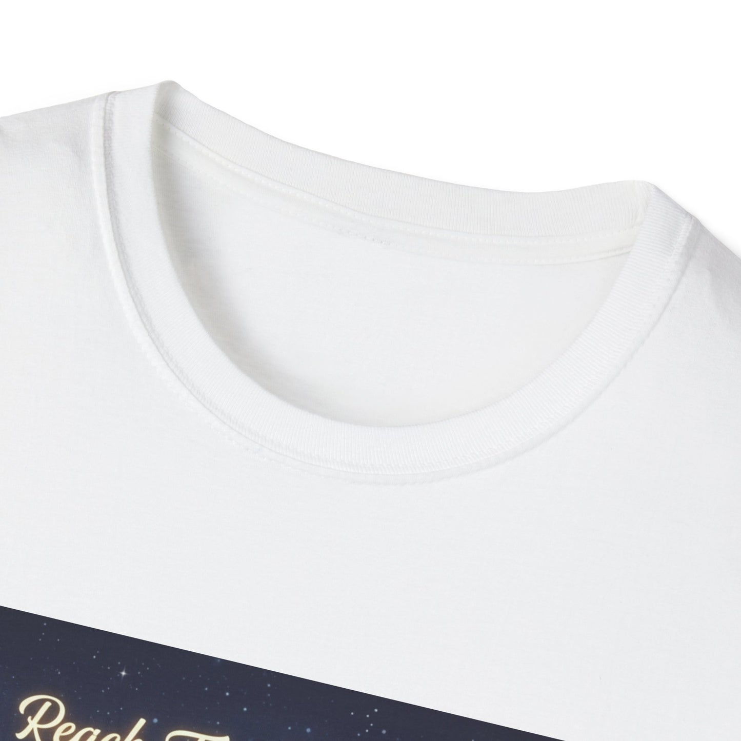 Dreamy Rabbit T-Shirt - Reach for the Moon Tee, Cute Animal Shirt, Softstyle Graphic Tee, Gift for Animal Lovers, Cozy Everyday Wear