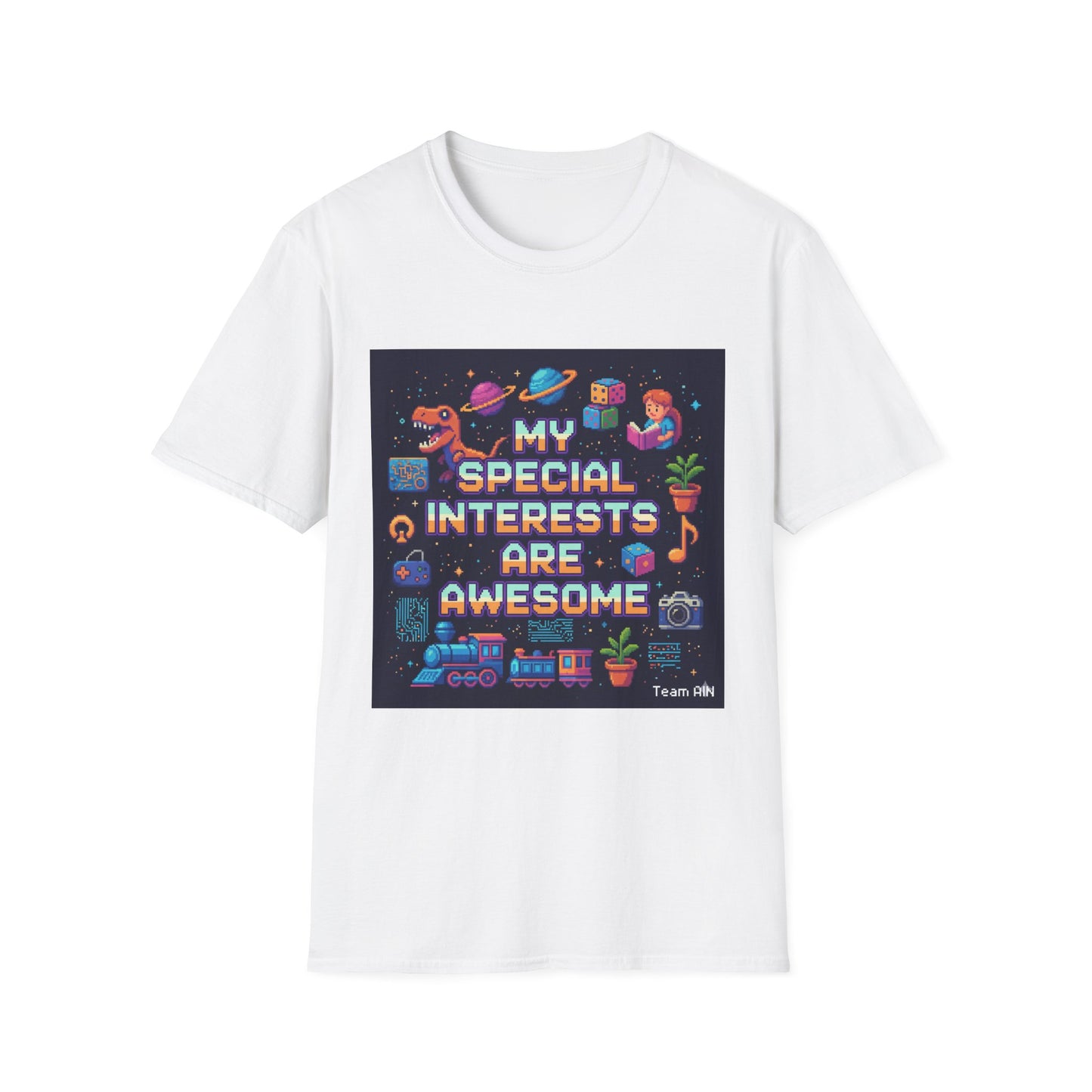 "My Special Interests Are Awesome" Autism-Inclusive T-Shirt – Sport Grey Unisex Tee