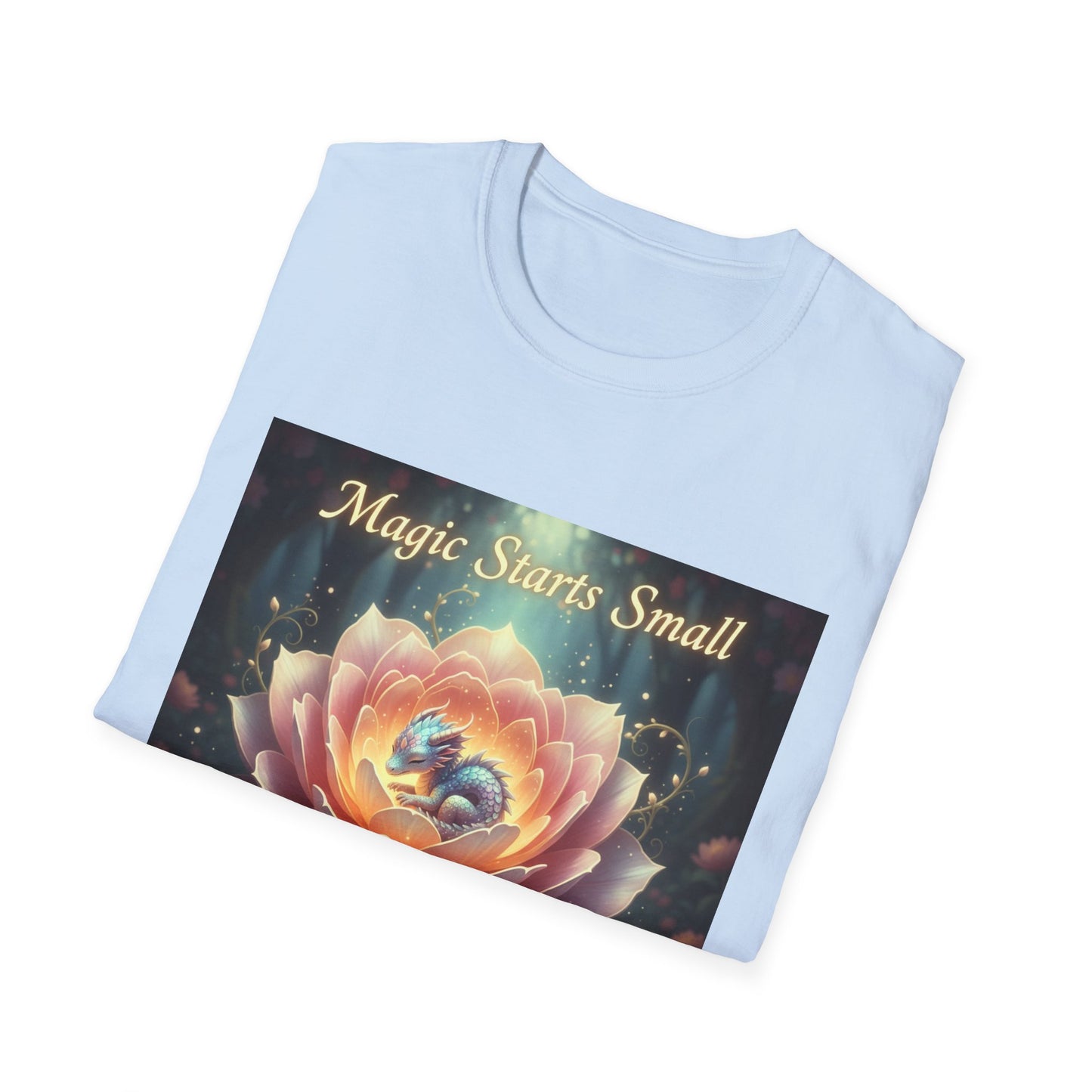 Magical Flower Unisex T-Shirt | Inspirational Graphic Tee, Flower Art Shirt, Gift for Nature Lovers, Birthday Outfit, Self-Care Apparel