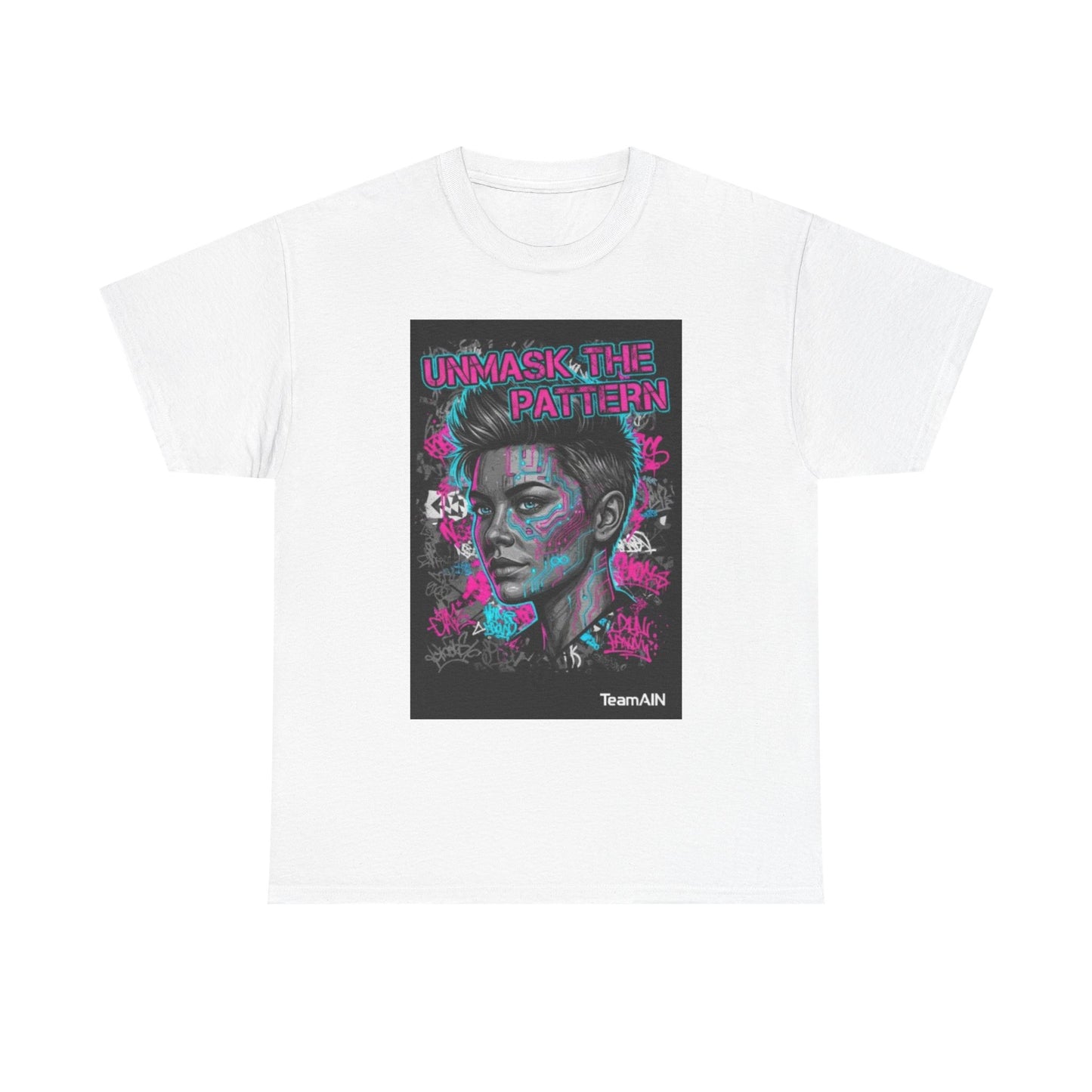 Unmask the Pattern Shirt | Glitch Streetwear for Neurodivergent Minds