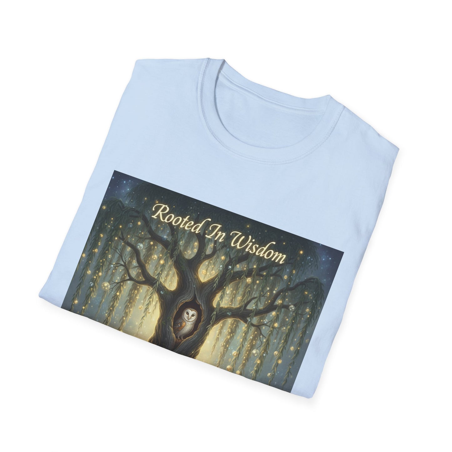 Rooted in Wisdom Tree T-Shirt, Inspiring Tee, Unisex Gift, Tree of Life Shirt, Nature Lover Apparel, Spiritual Clothing
