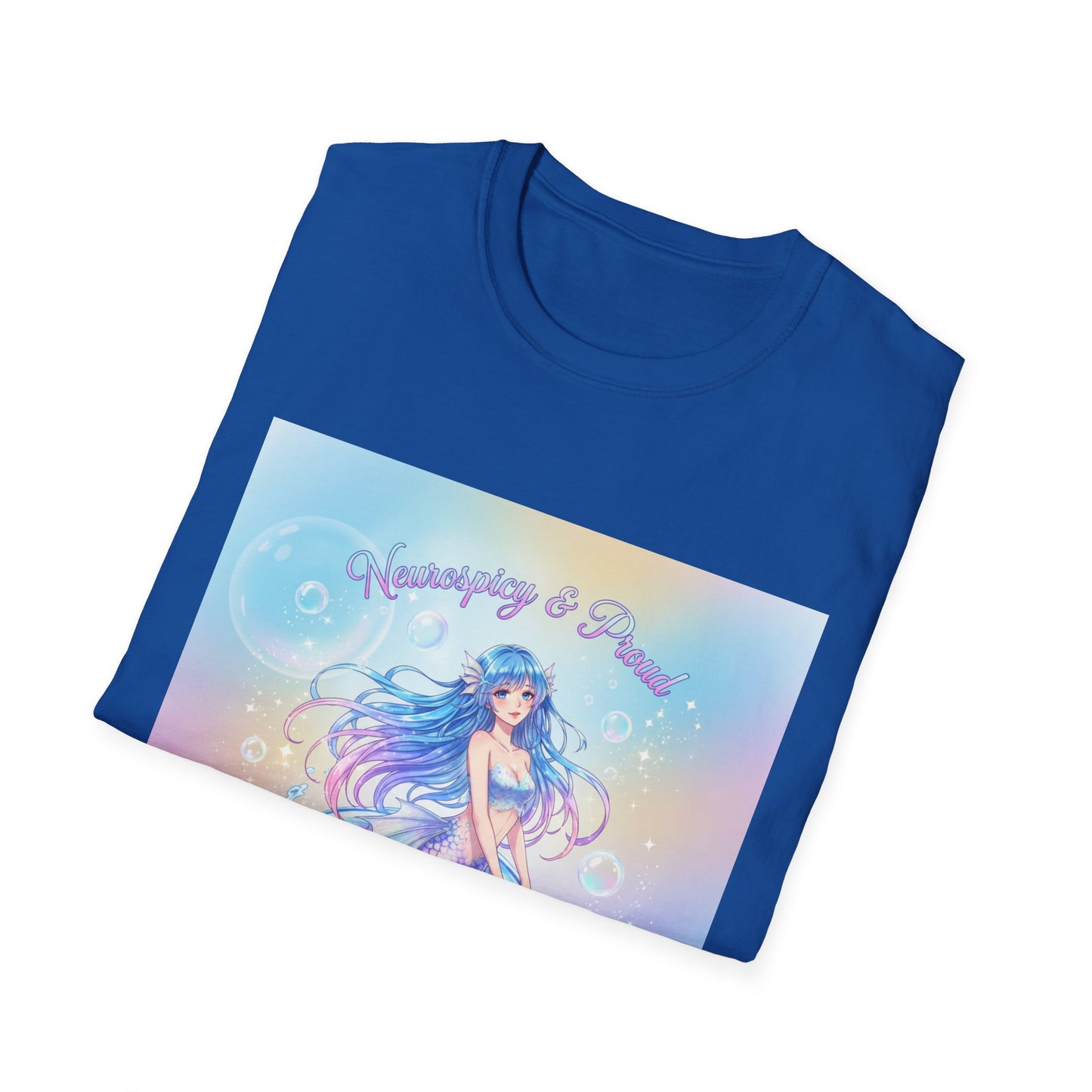 Pastel Mermaid T-Shirt – Kawaii Ocean Fantasy Aesthetic