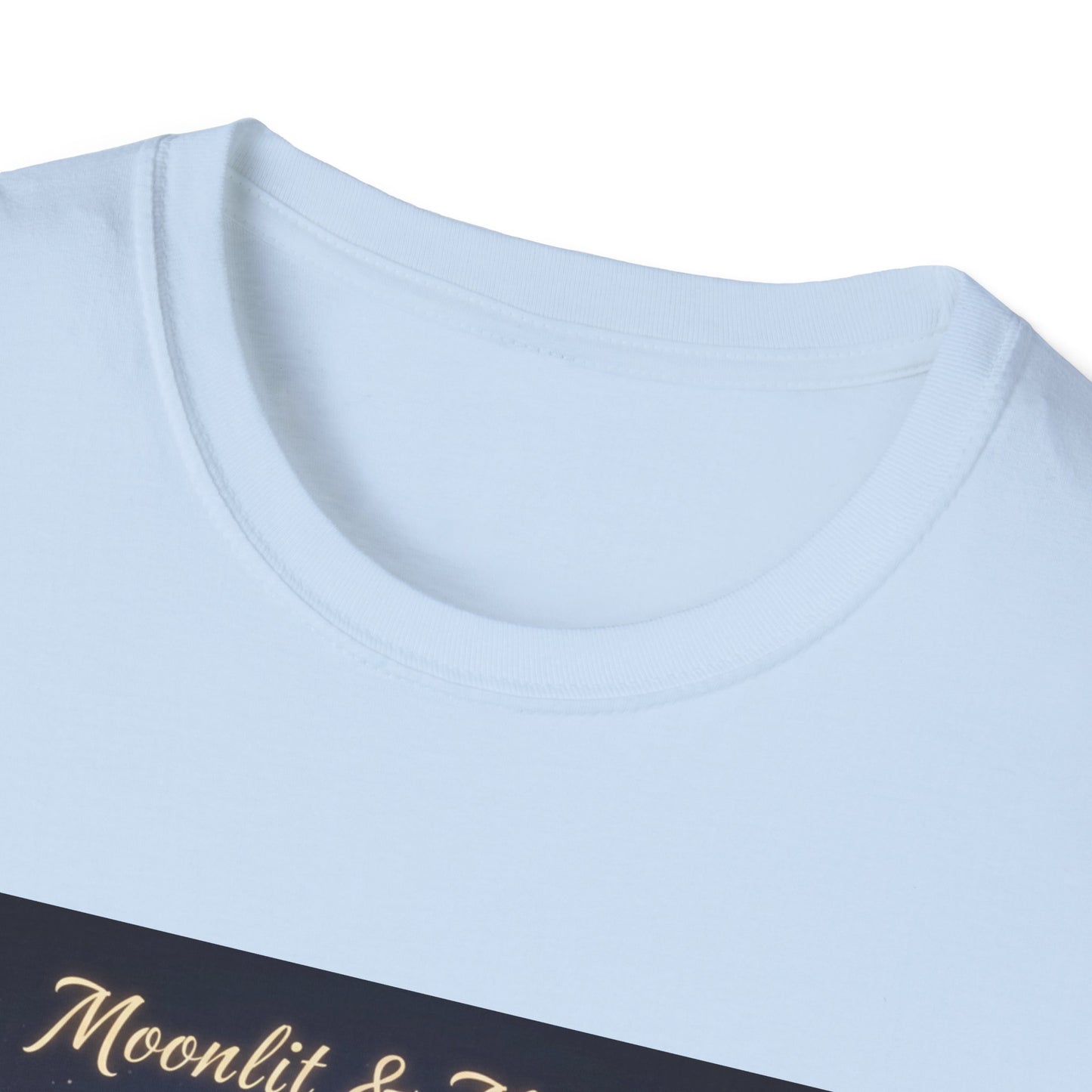 Moonlit & Magical Rabbit Unisex T-Shirt, Cute Rabbit Tee, Gift for Animal Lovers, Casual Wear, Nature Enthusiasts, Birthday Gift