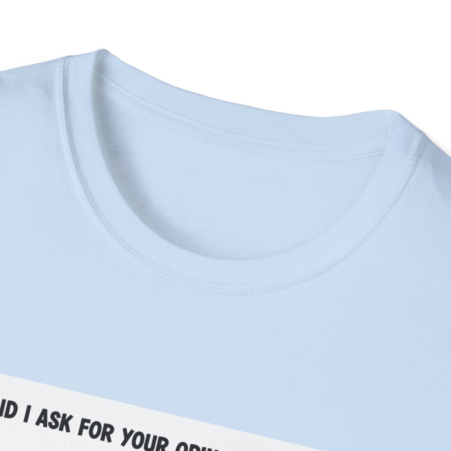 Bold Anime Girl Attitude T-Shirt – “Did I Ask for Your Opinion? Exactly.” | Punk Goth Graphic Tee