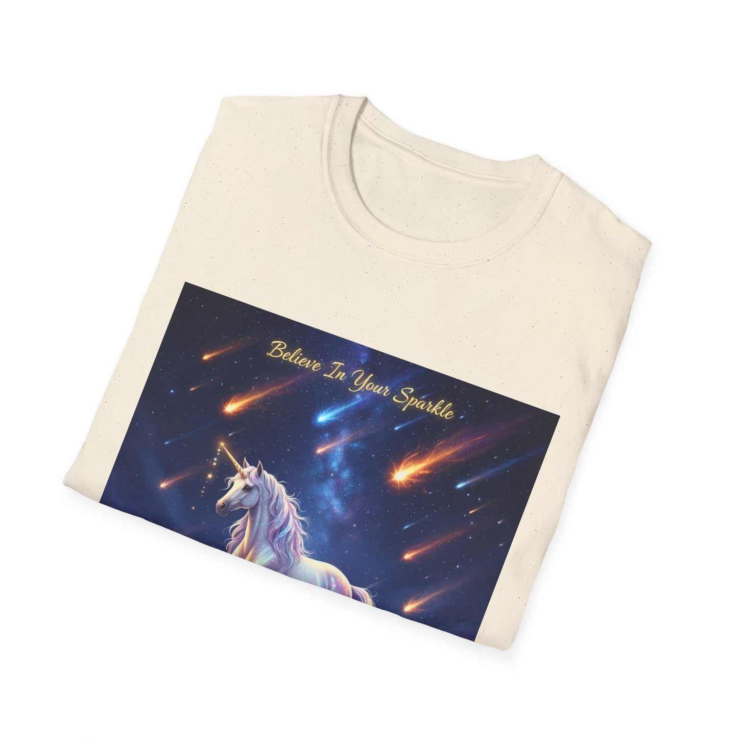 Whimsical Unicorn T-Shirt - Believe in Your Sparkle | Cute Gift for Kids, Friends, Unicorn Lovers, Birthday, Everyday Wear