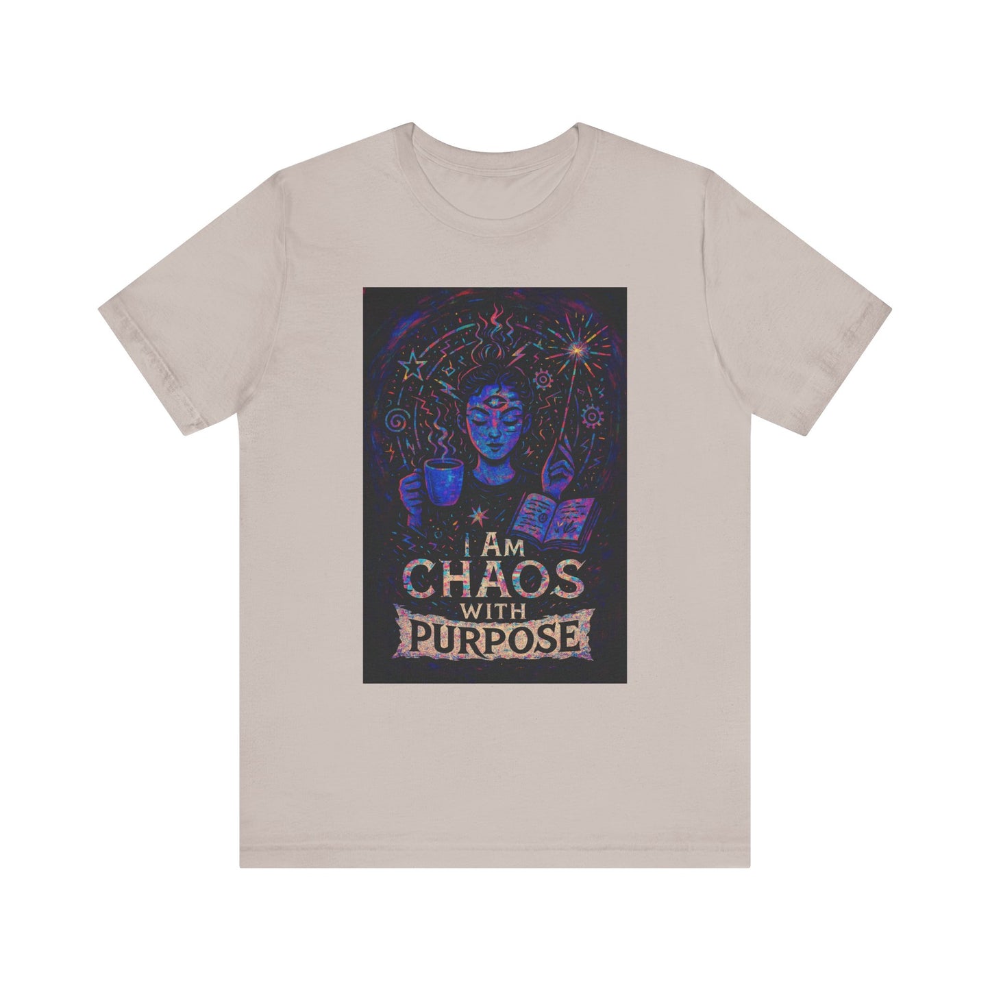 Unisex Chaos With Purpose Tee, Inspirational Shirt, Spiritual Apparel, Motivational Gift, Unique Graphic Tee