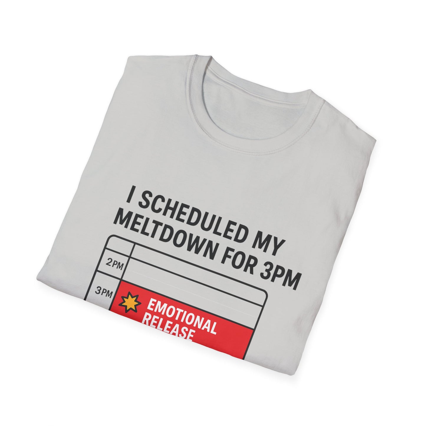 Funny Emotional Release T-Shirt, Unisex Humor Shirt, Meeting Joke Tee, Gift for Office Workers, Casual Wear, Stress Relief Apparel