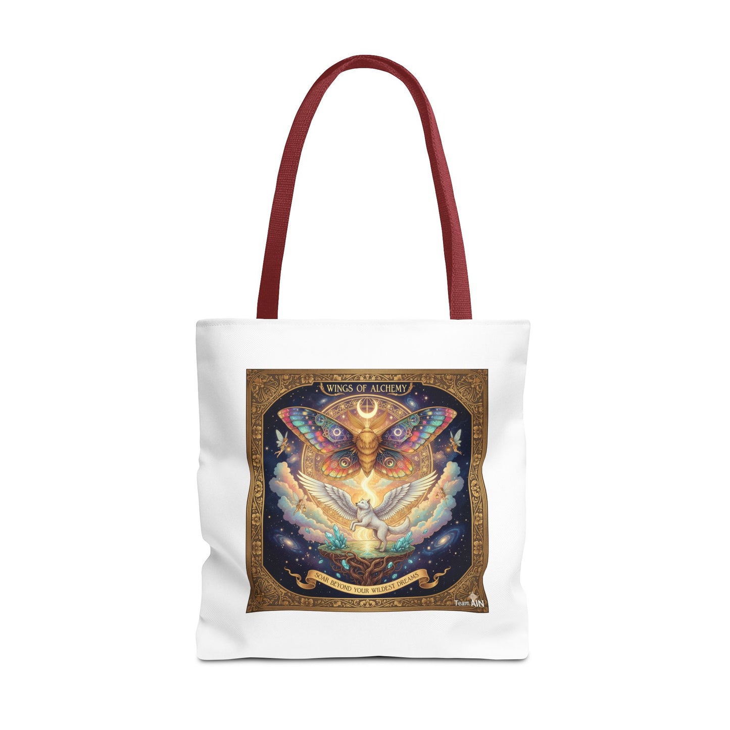 Mystical Butterfly Tote Bag, Bohemian Canvas Bag, Eco-Friendly Shopping Tote, Gypsy Gift, Art Print Bag, Festival Accessory