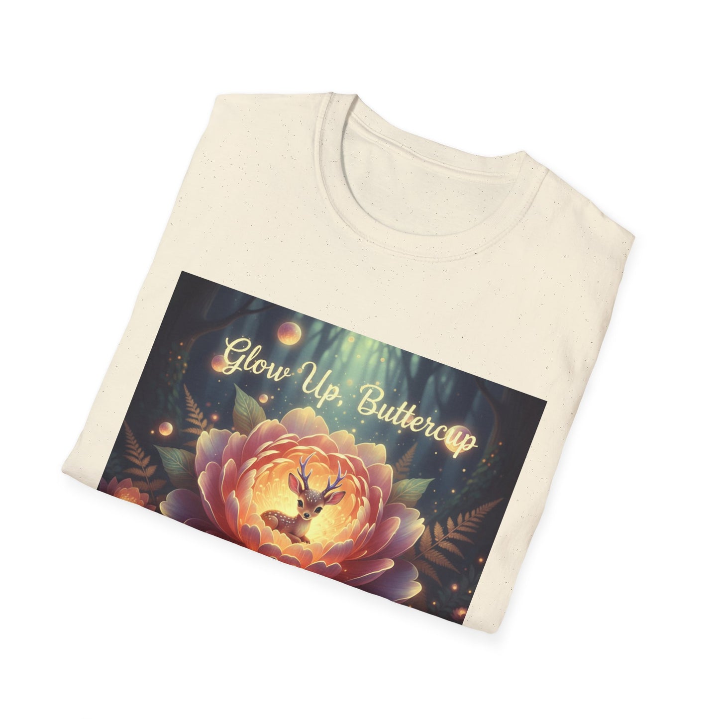 Cosmic Lotus T-Shirt – Mystical Galaxy Dreamcore Aesthetic